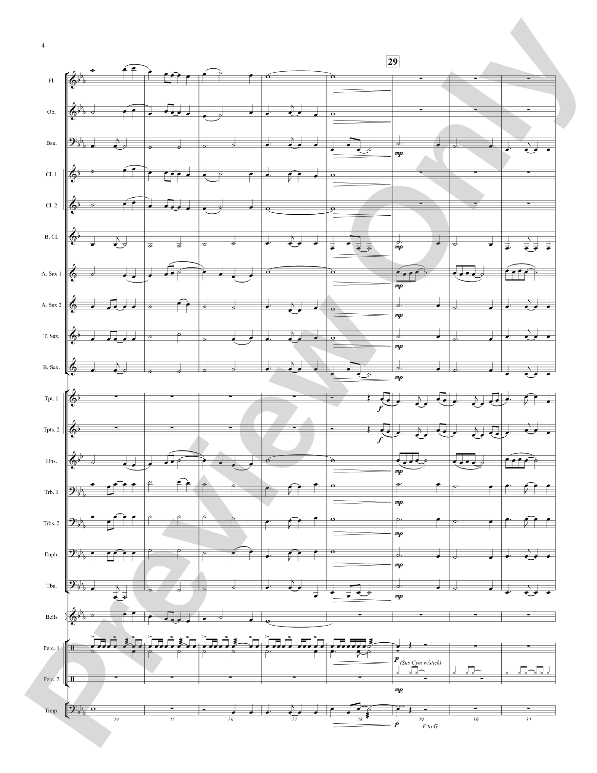 By the River's Edge: Concert Band Conductor Score & Parts