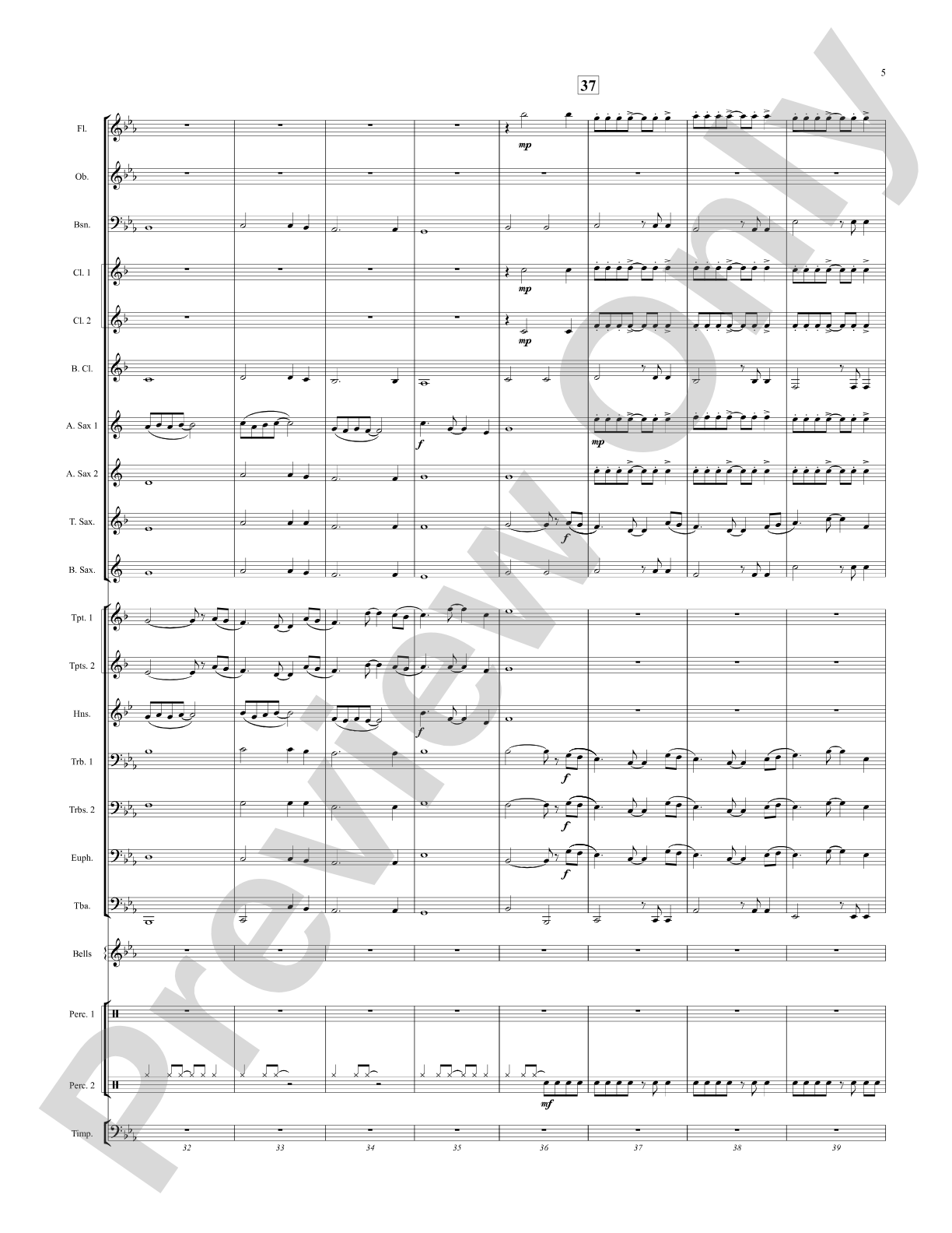 By the River's Edge: Concert Band Conductor Score & Parts