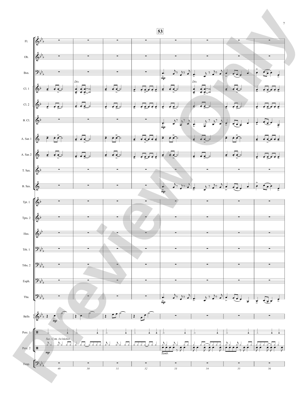 By the River's Edge: Concert Band Conductor Score & Parts