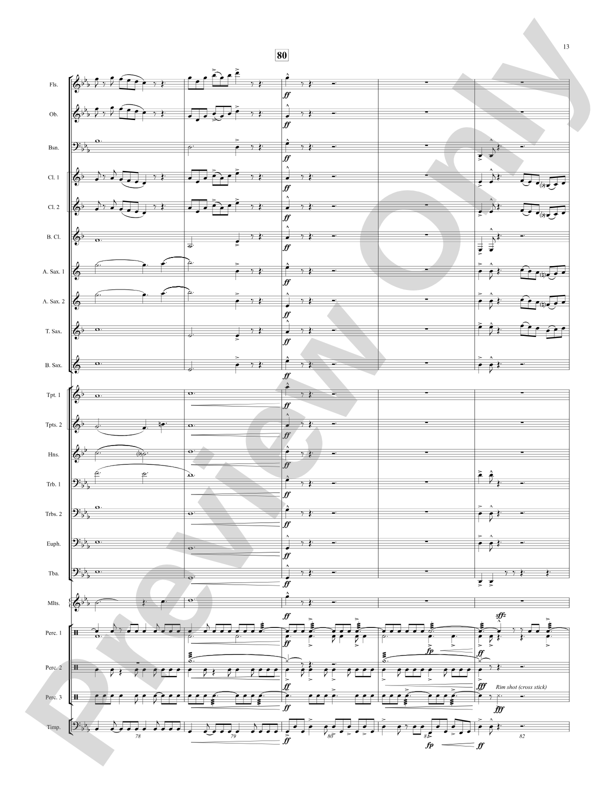 Glorious Revolution: Concert Band Conductor Score & Parts