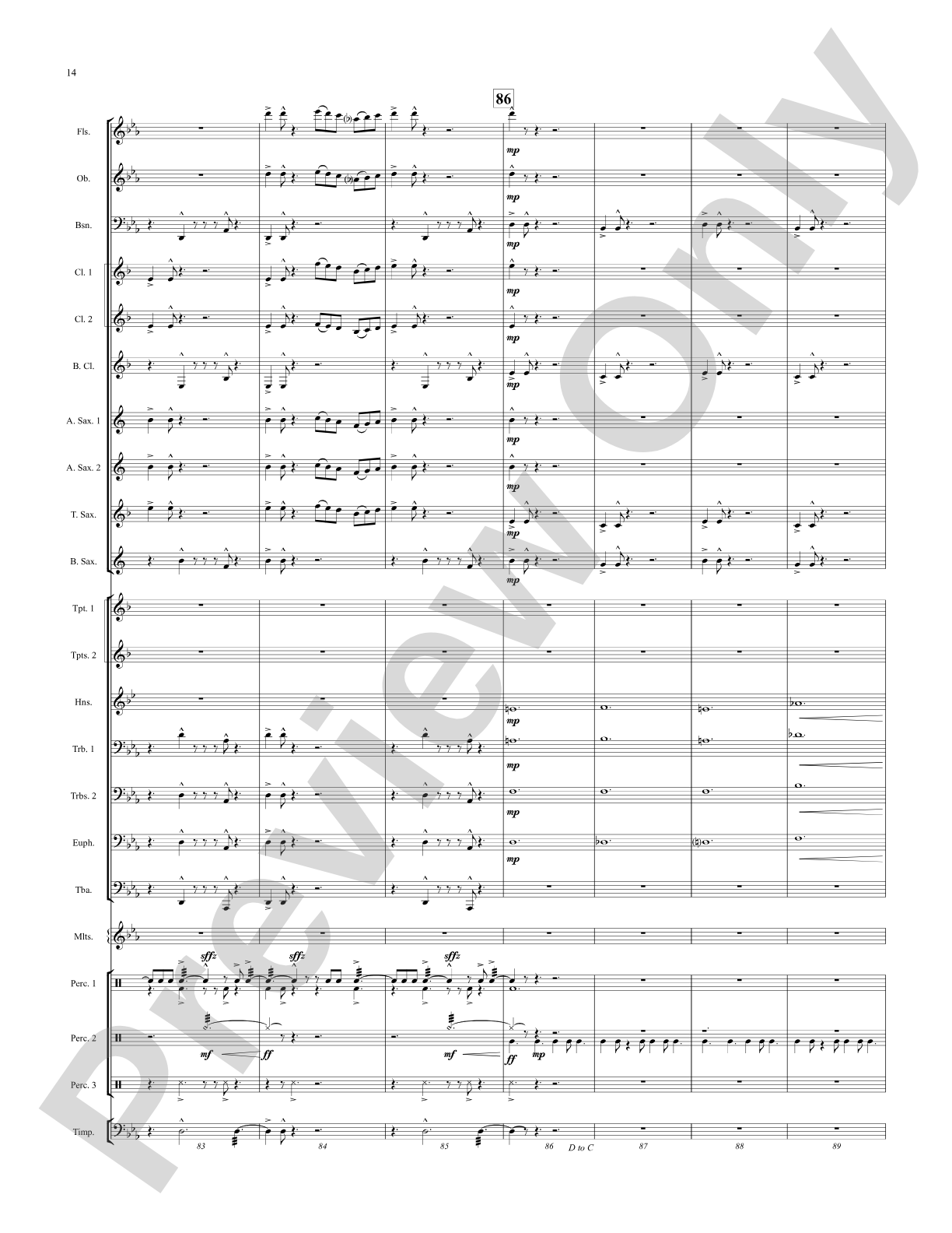 Glorious Revolution: Concert Band Conductor Score & Parts