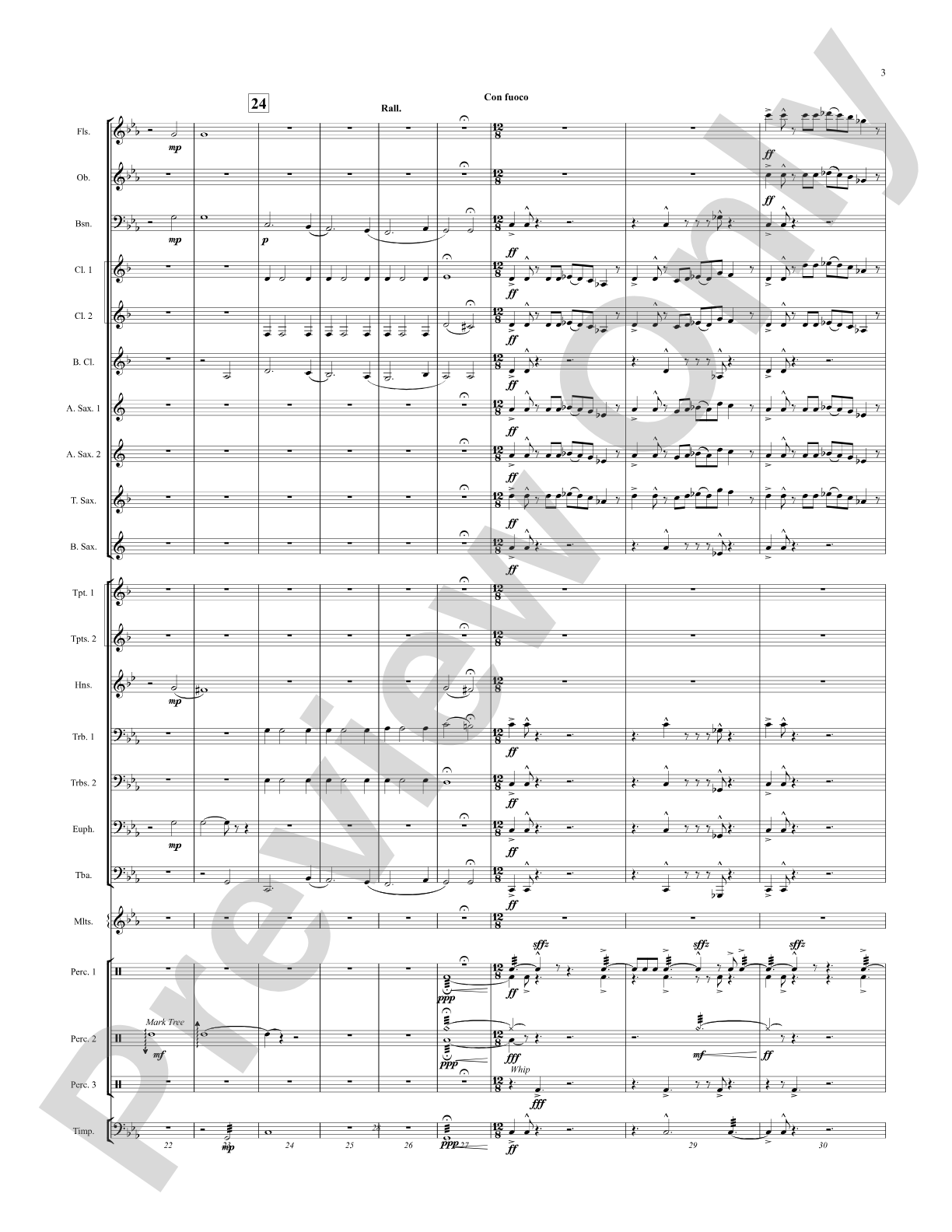 Glorious Revolution: Concert Band Conductor Score & Parts
