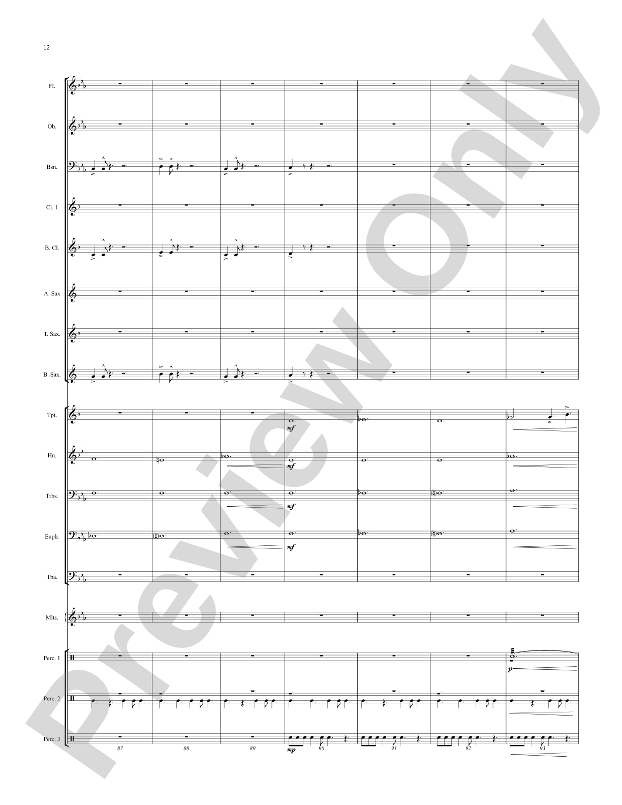 Glorious Revolution: Concert Band Conductor Score & Parts