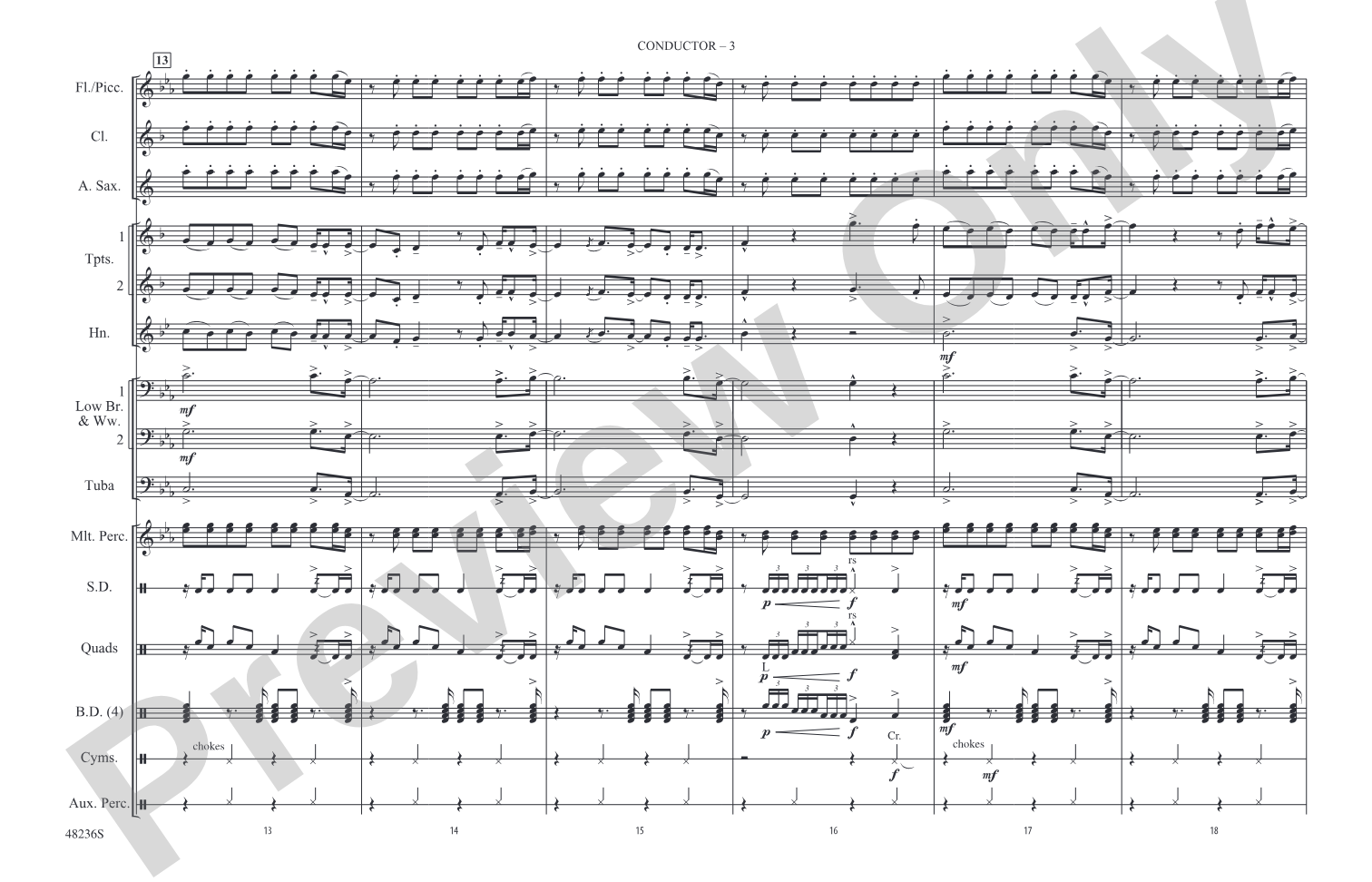 Dance Monkey: Marching Band Conductor Score & Parts