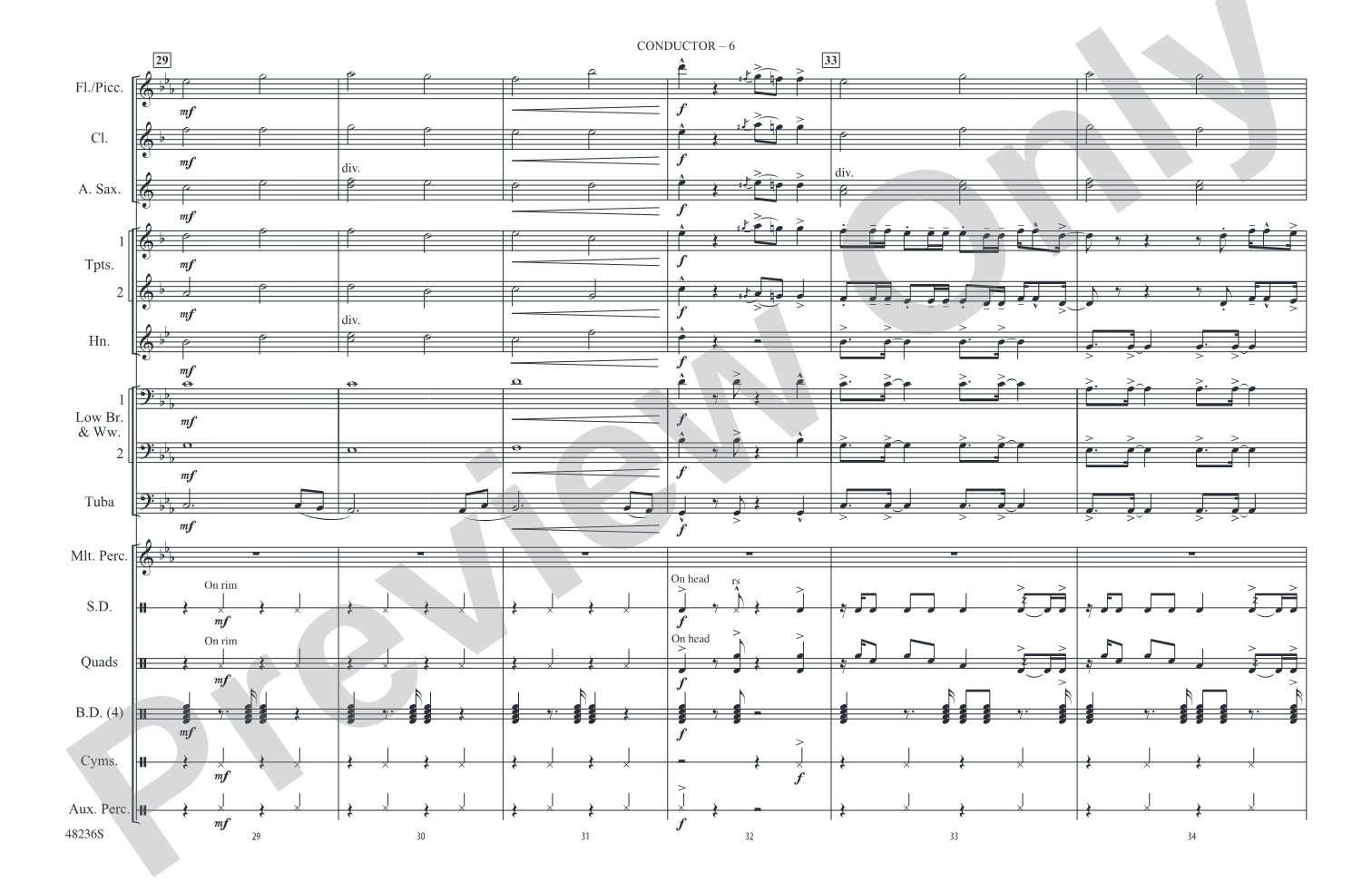 Dance Monkey: Marching Band Conductor Score & Parts