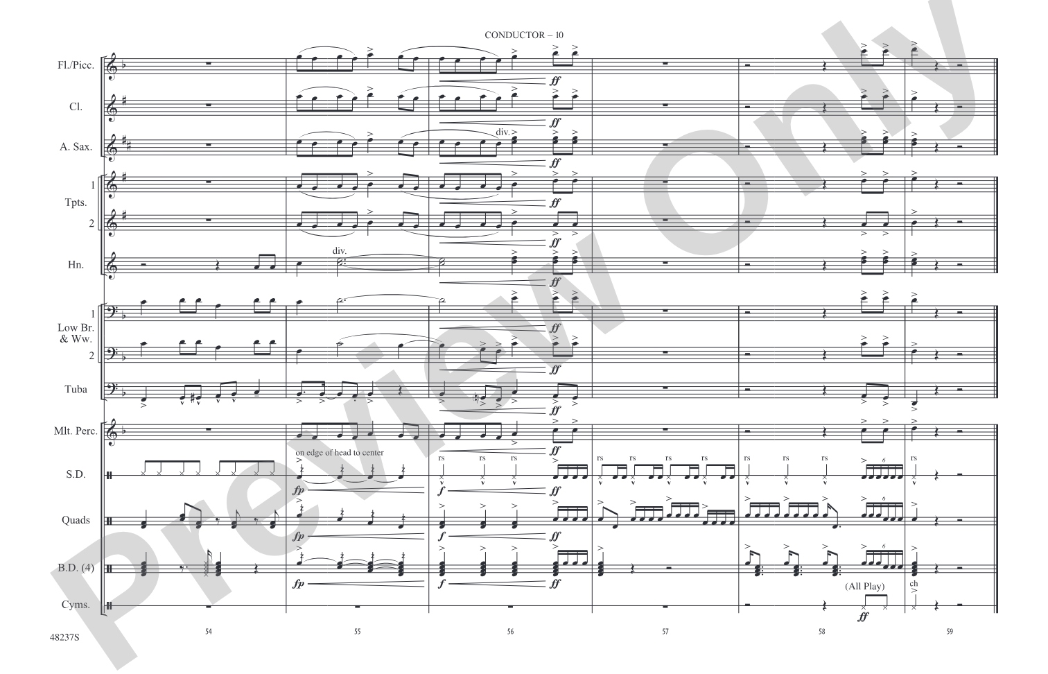 Juice: Marching Band Conductor Score & Parts