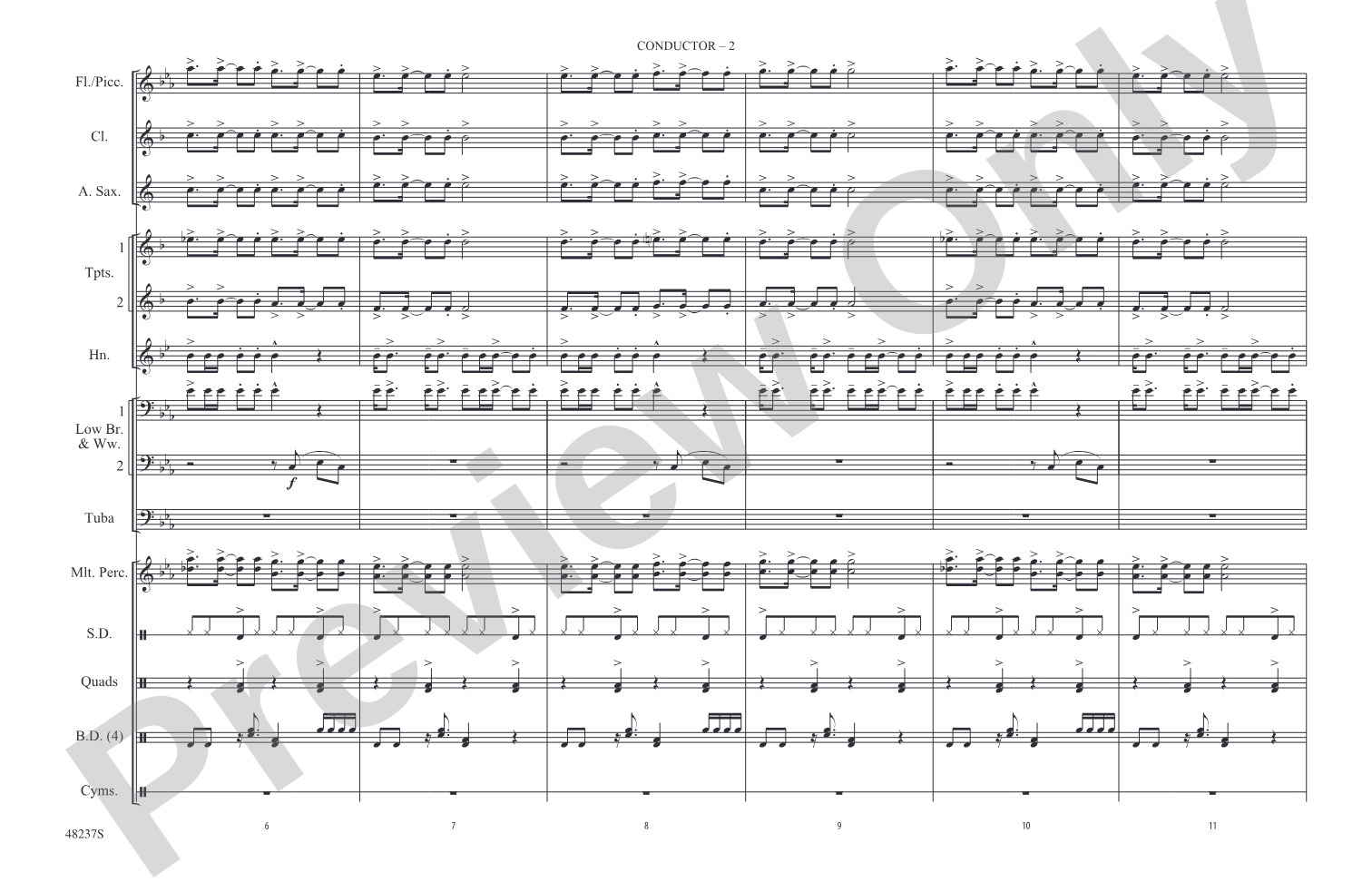 Juice: Marching Band Conductor Score & Parts