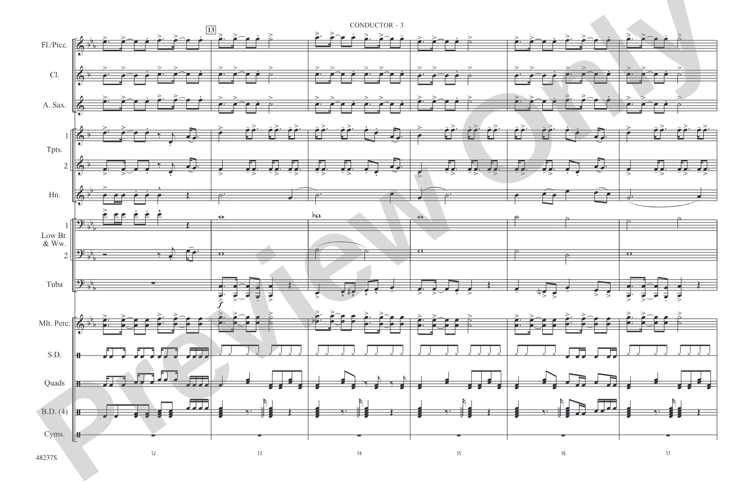 Juice: Marching Band Conductor Score & Parts