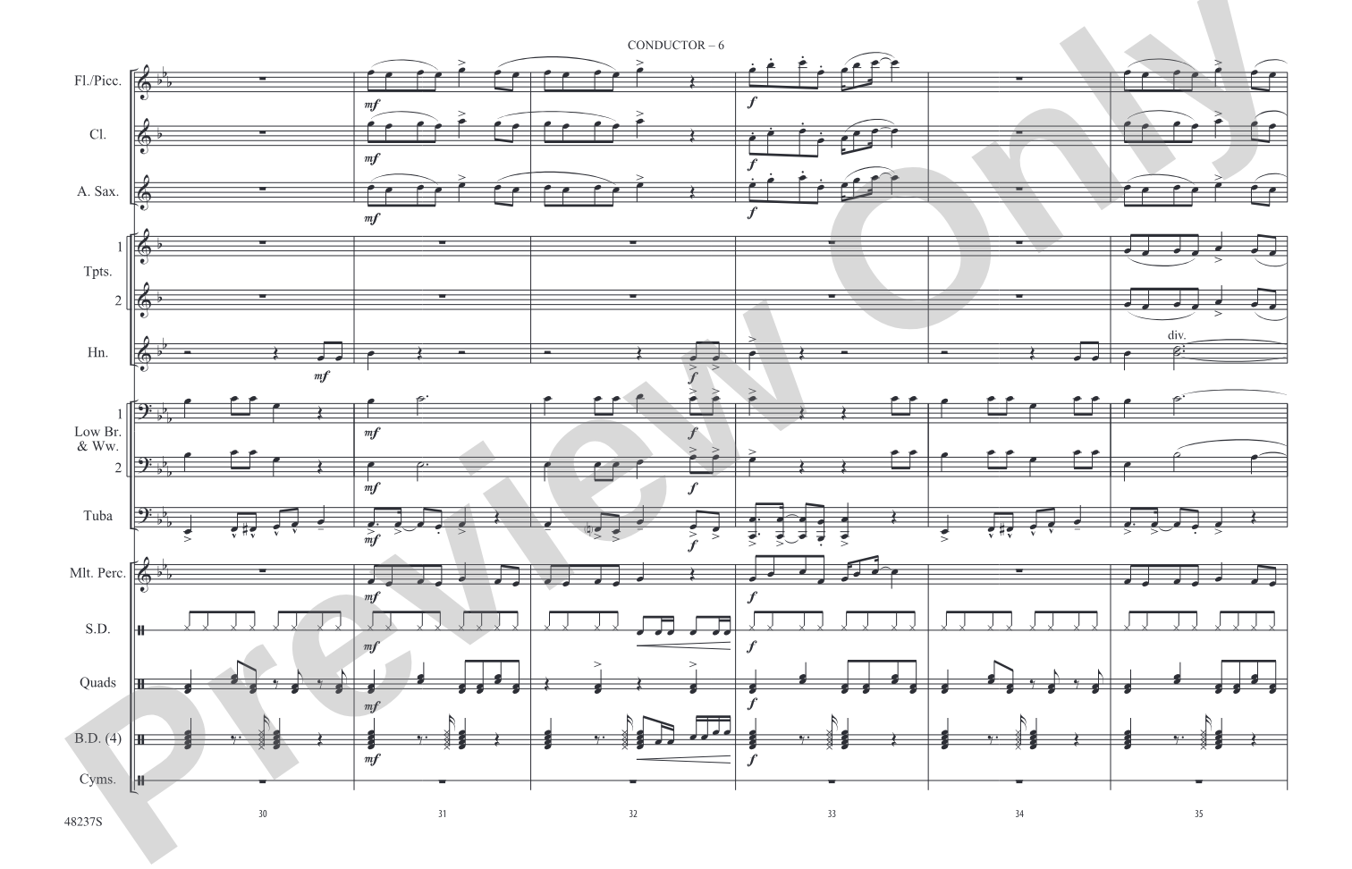 Juice: Marching Band Conductor Score & Parts