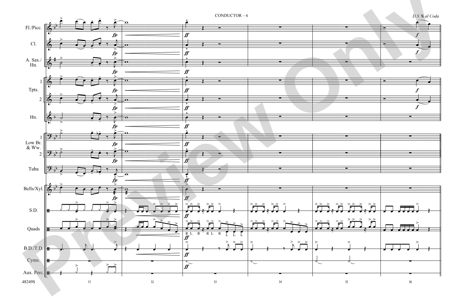 Bang the Drum All Day: Marching Band Conductor Score & Parts