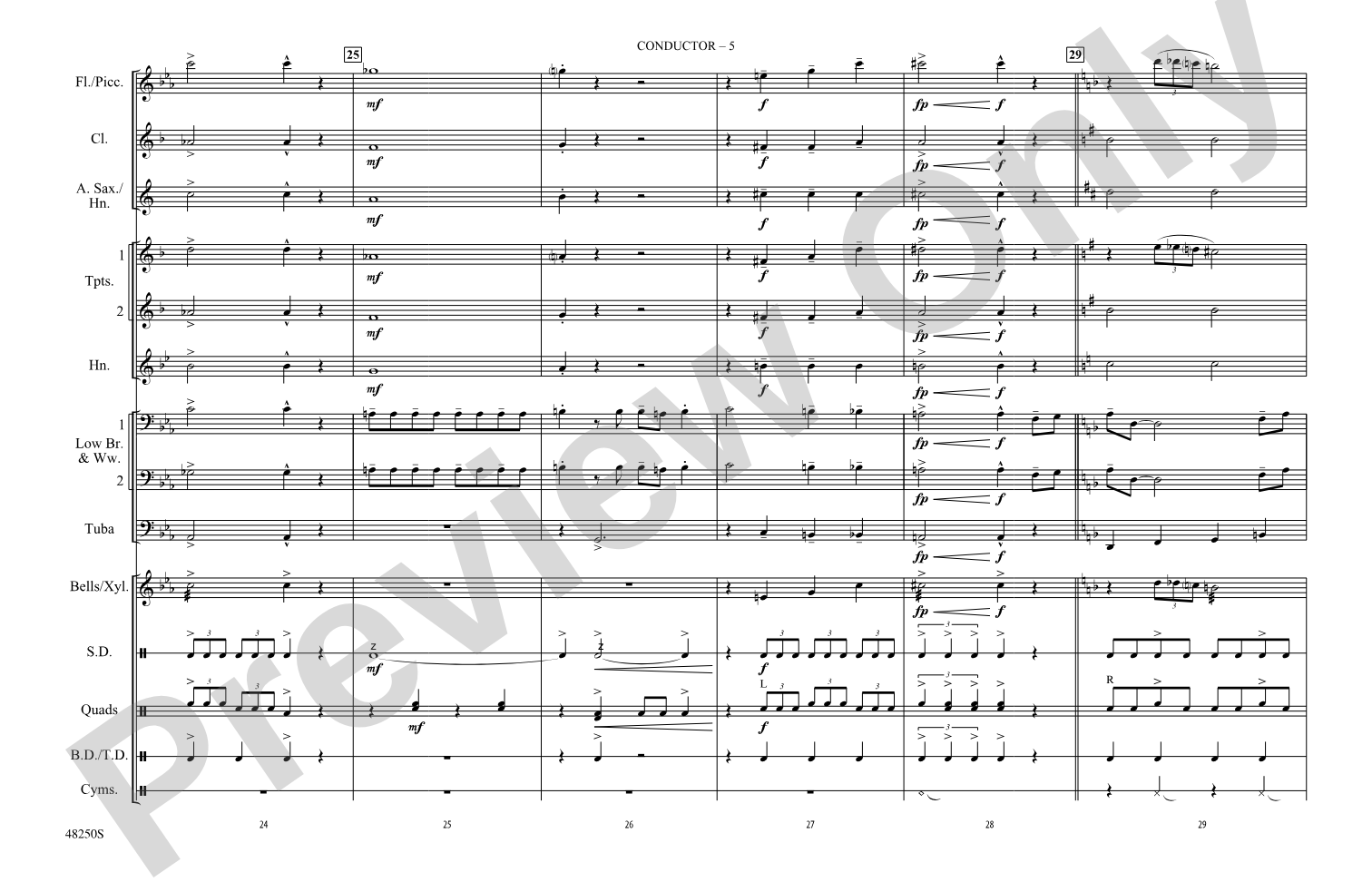 You're a Mean One, Mr. Grinch: Marching Band Conductor Score & Parts