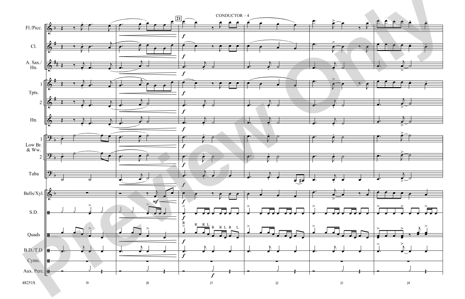 Kill This Love: Marching Band Conductor Score & Parts