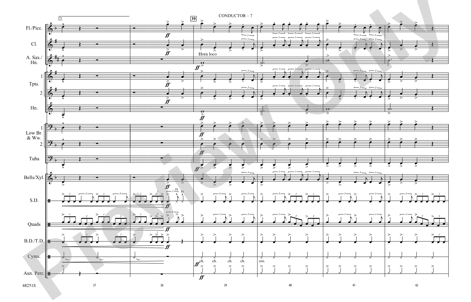 Kill This Love: Marching Band Conductor Score & Parts