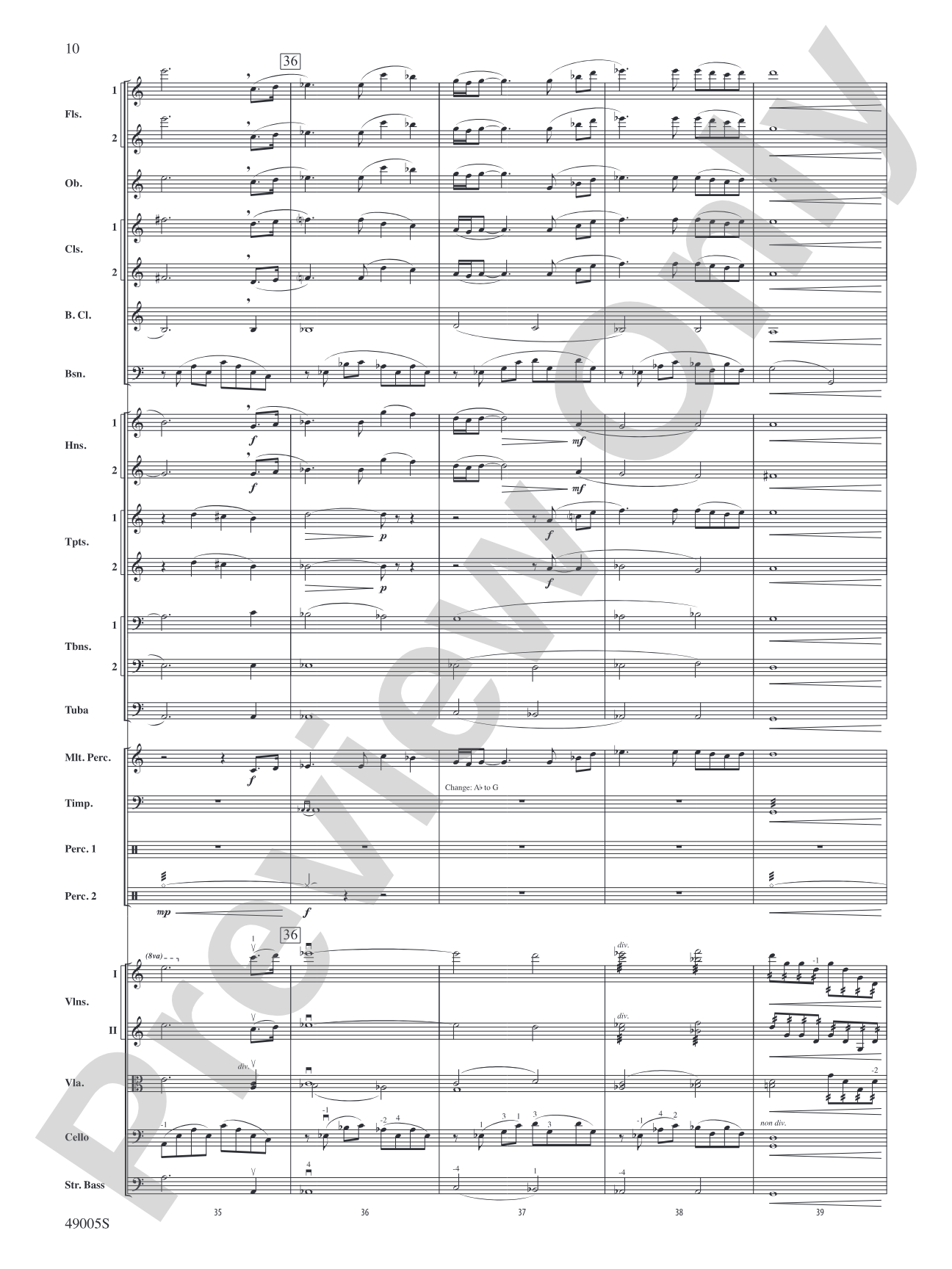 Genesis: Full Orchestra Conductor Score & Parts