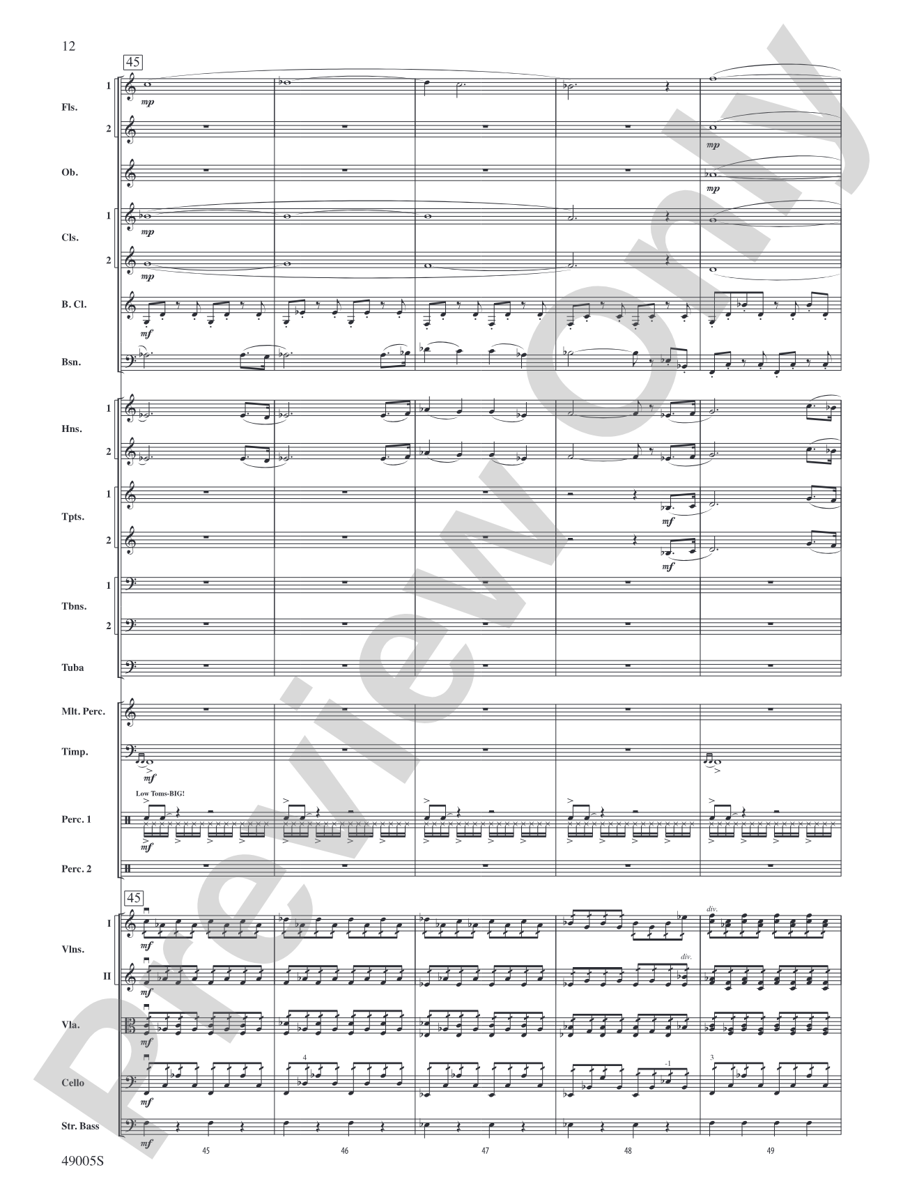 Genesis: Full Orchestra Conductor Score & Parts