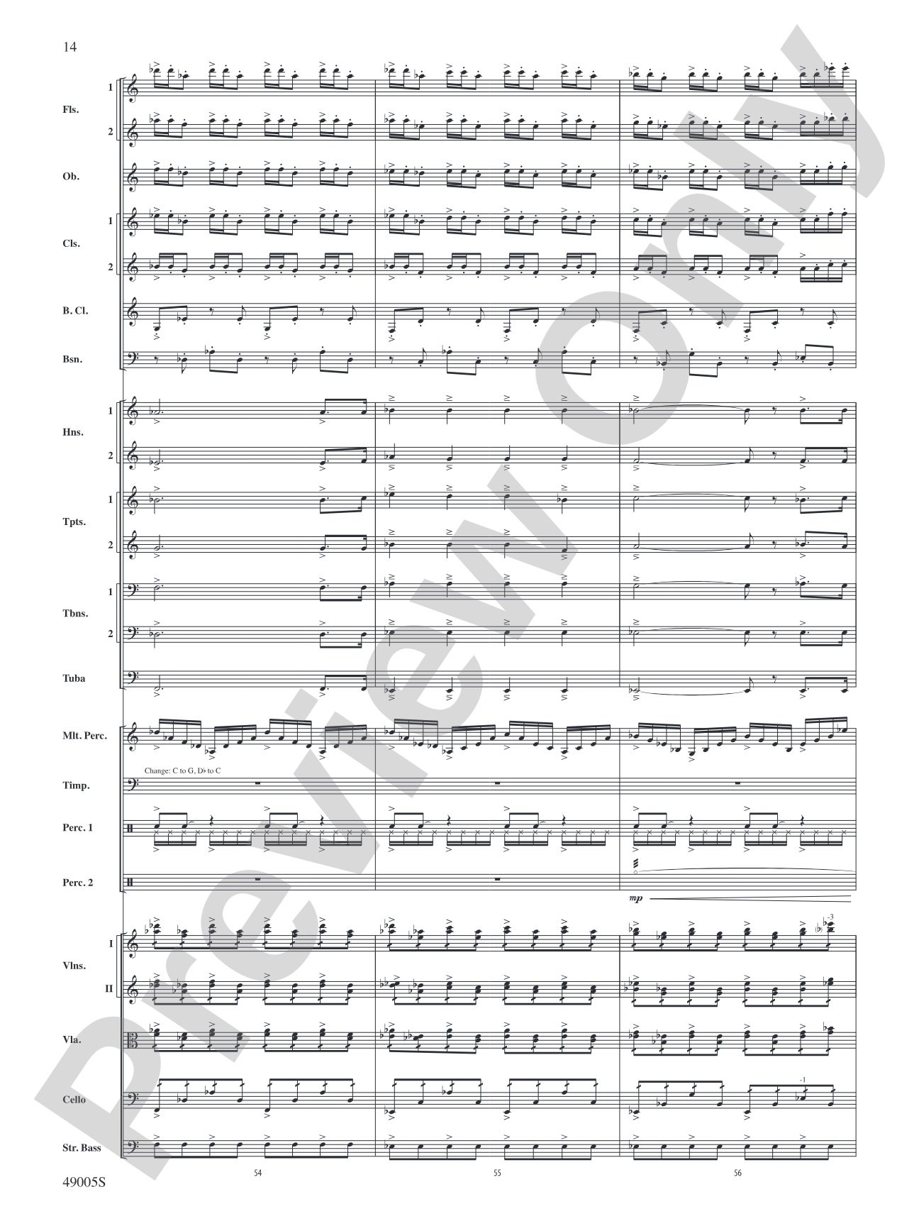 Genesis: Full Orchestra Conductor Score & Parts