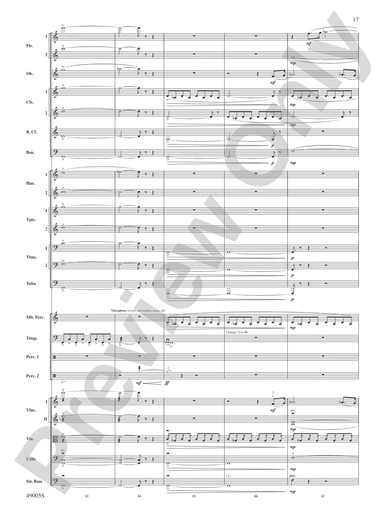 Genesis: Full Orchestra Conductor Score & Parts