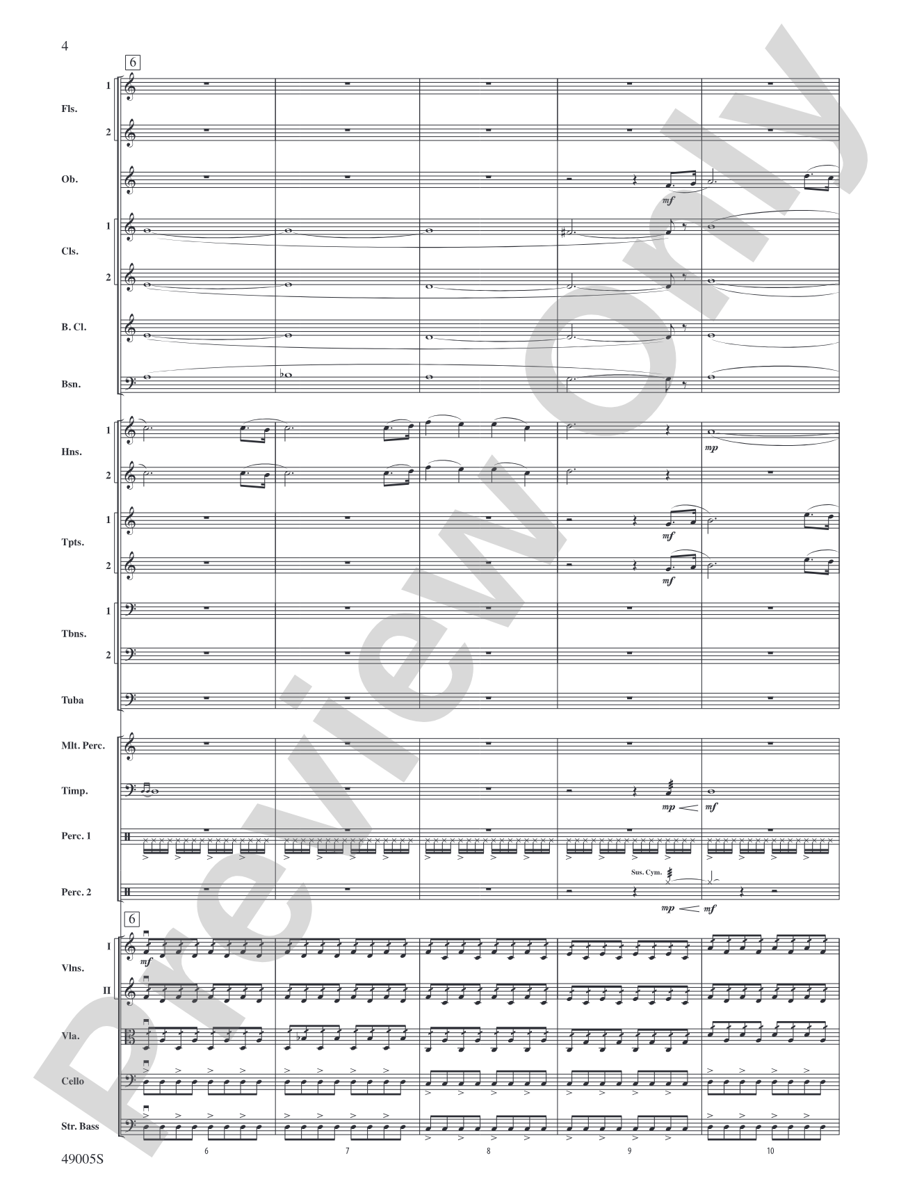 Genesis: Full Orchestra Conductor Score & Parts