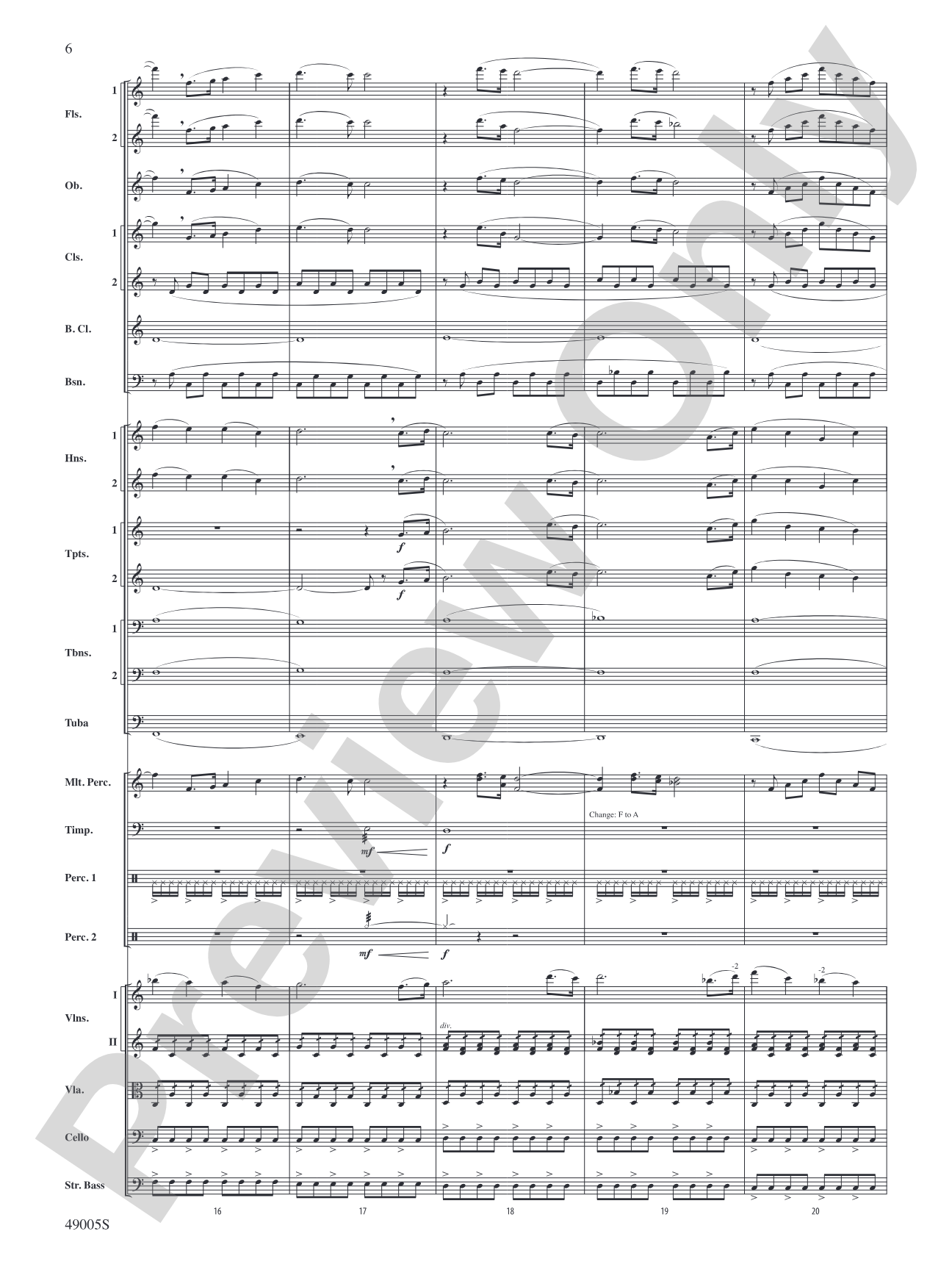 Genesis: Full Orchestra Conductor Score & Parts