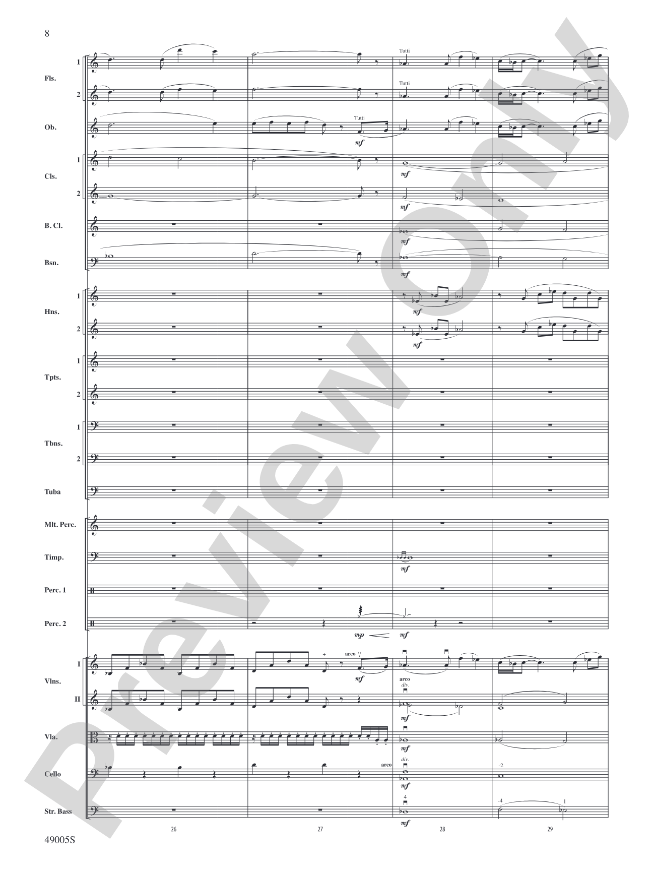 Genesis: Full Orchestra Conductor Score & Parts