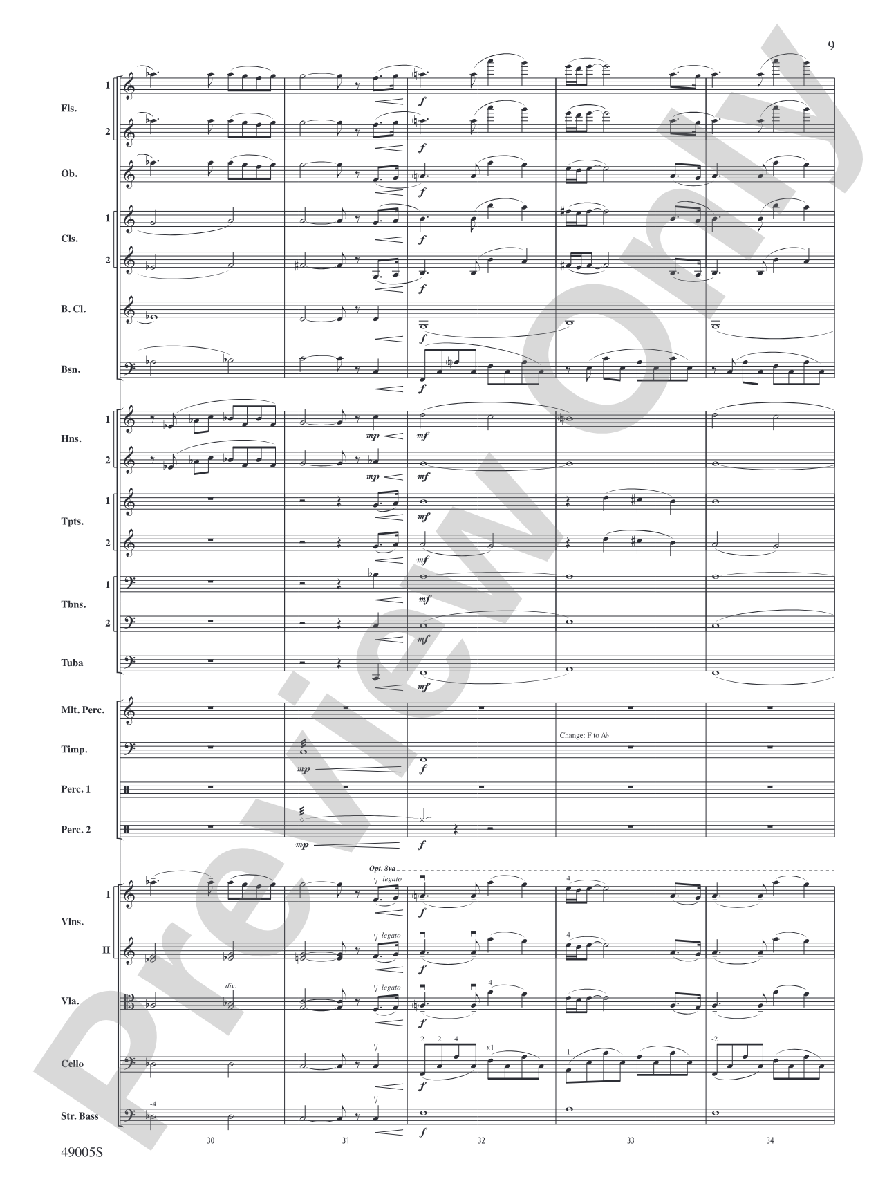 Genesis: Full Orchestra Conductor Score & Parts