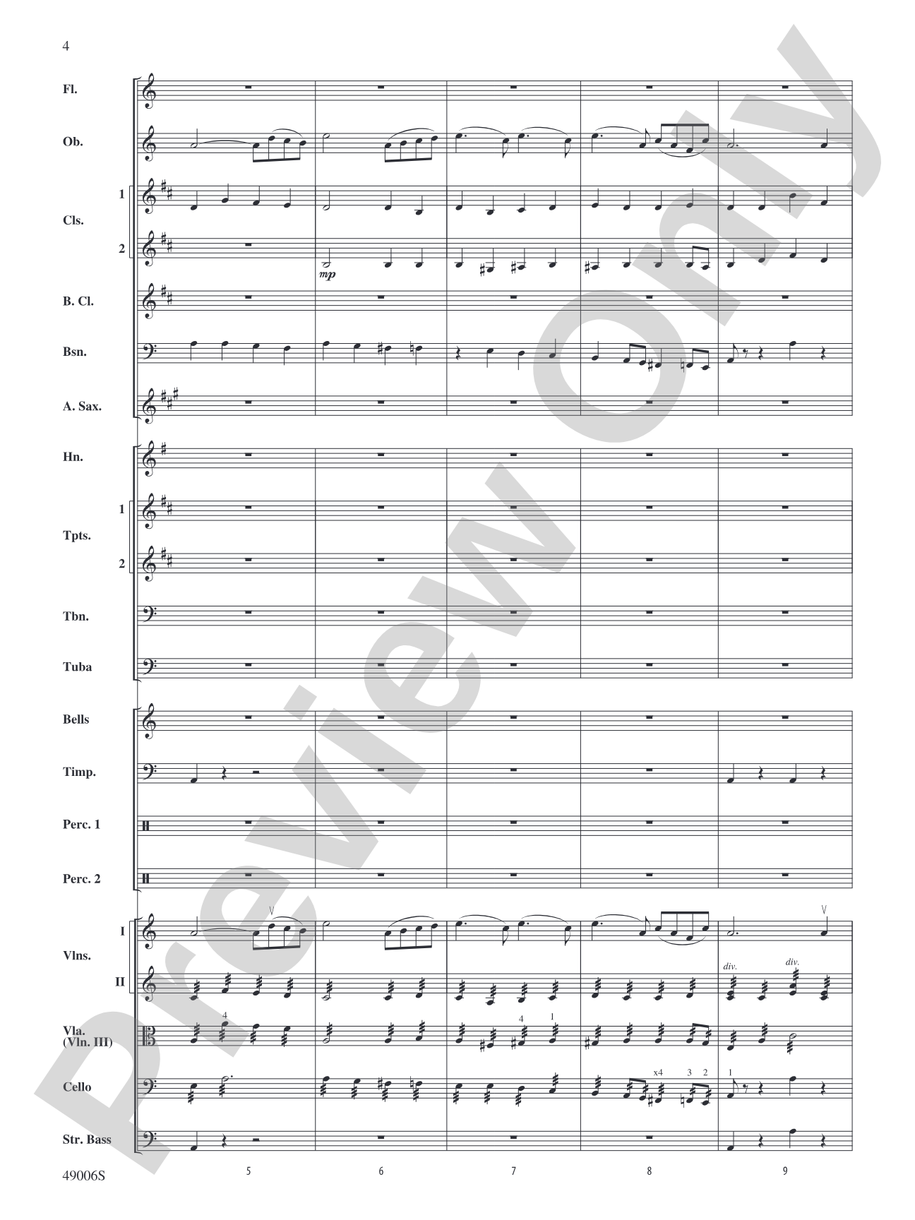 Theme from Swan Lake: Full Orchestra Conductor Score & Parts