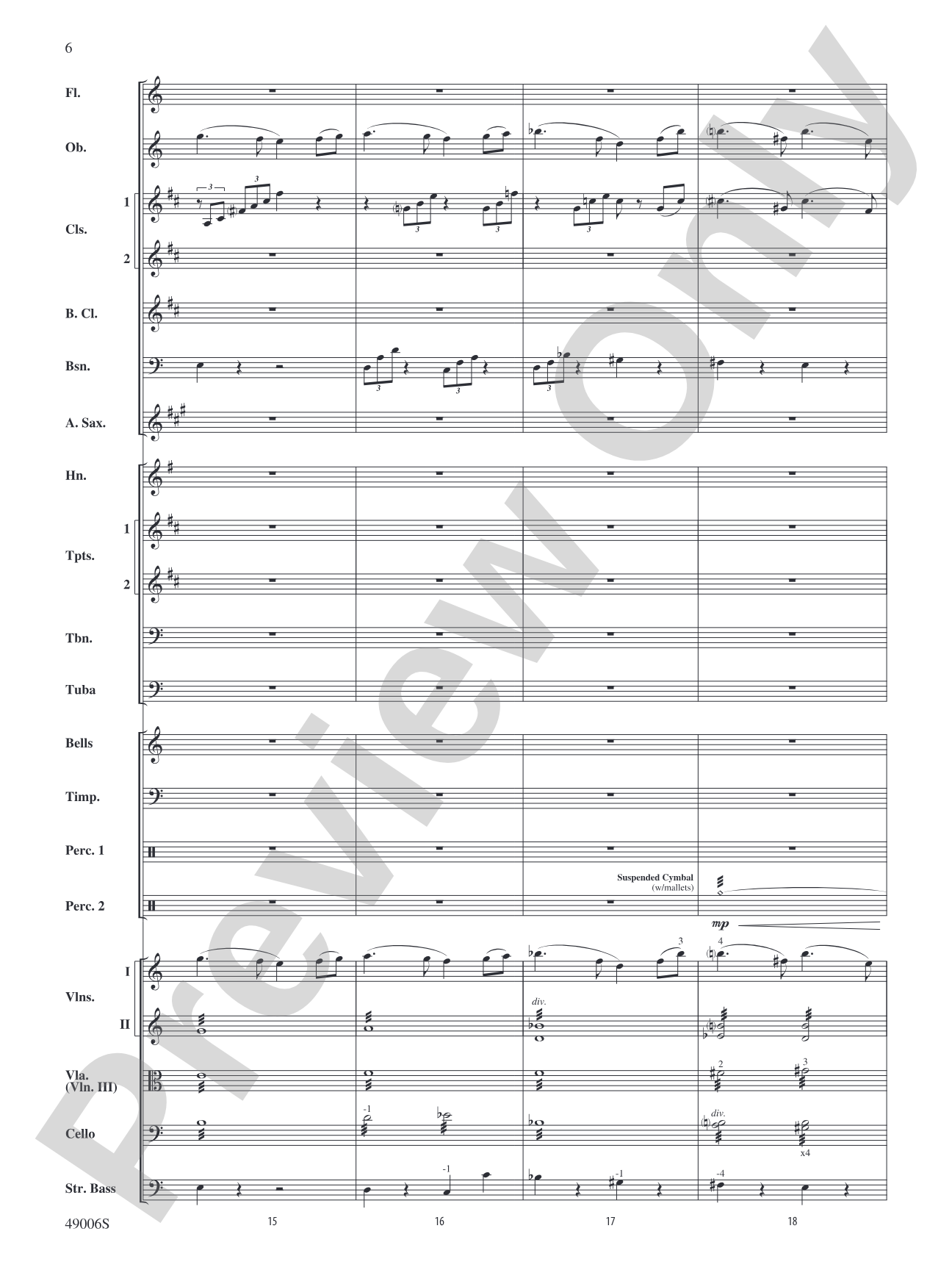 Theme from Swan Lake: Full Orchestra Conductor Score & Parts
