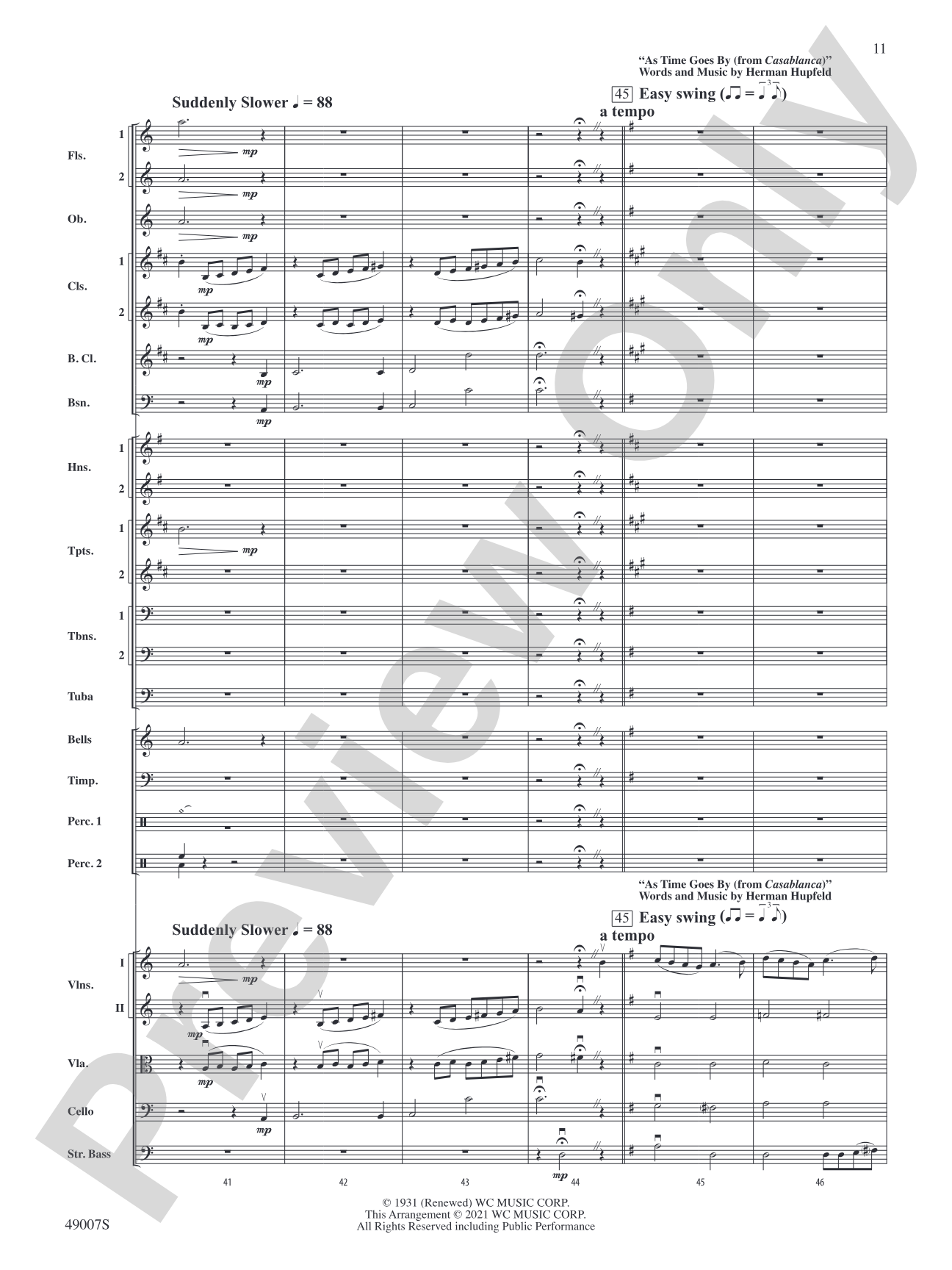 It's About Time: Full Orchestra Conductor Score & Parts