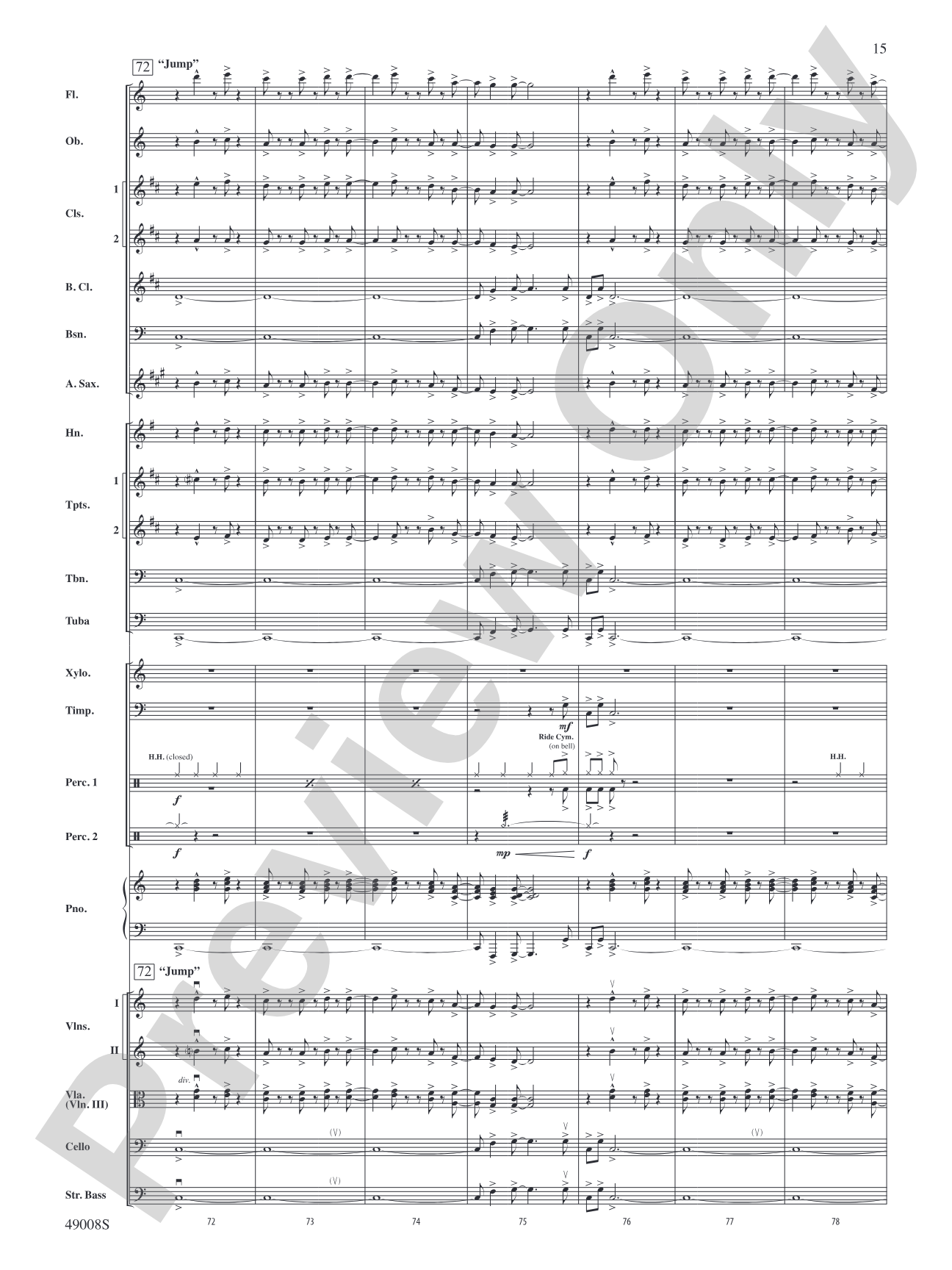 Van Halen Hits: Full Orchestra Conductor Score & Parts