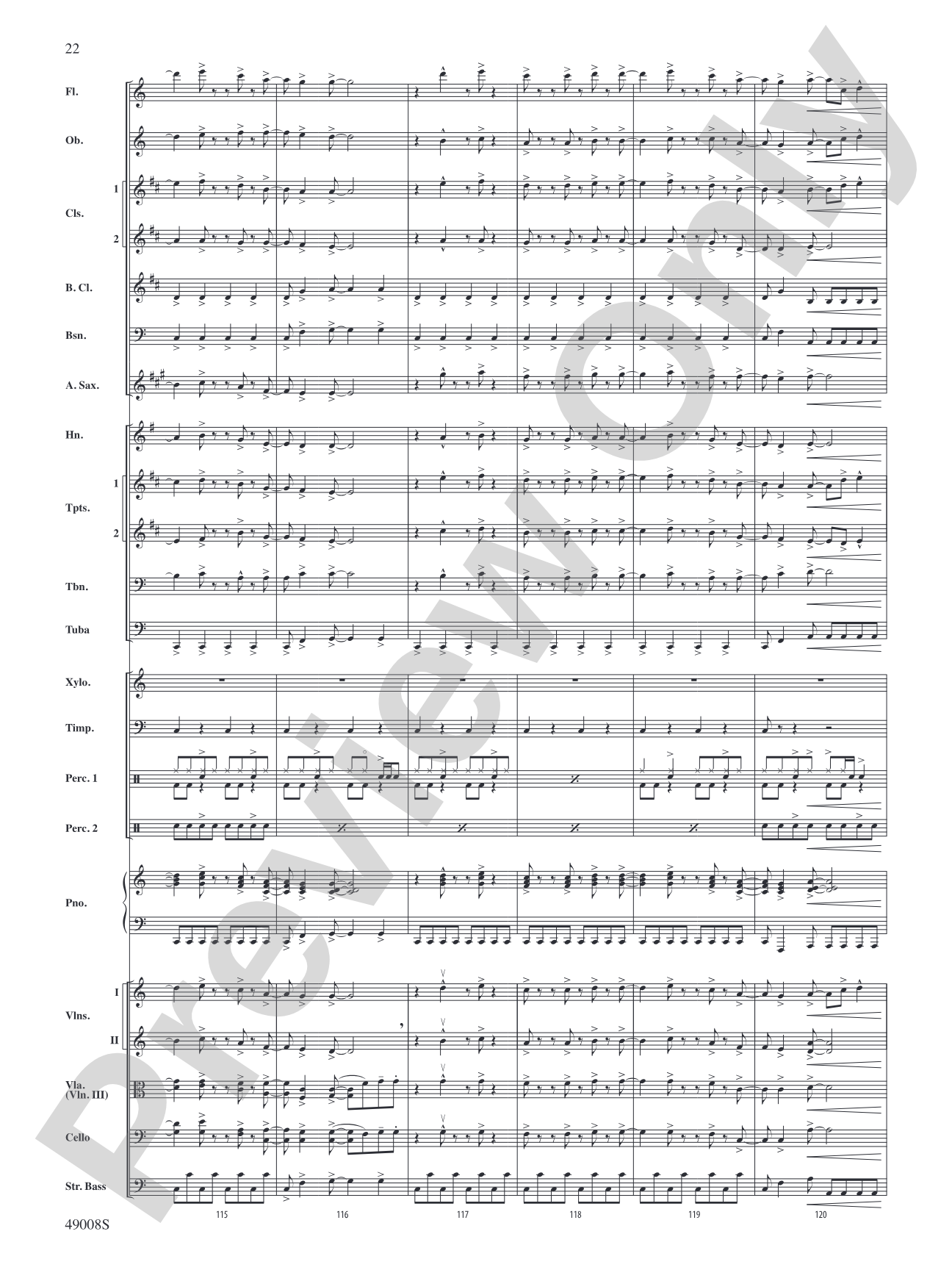 Van Halen Hits: Full Orchestra Conductor Score & Parts