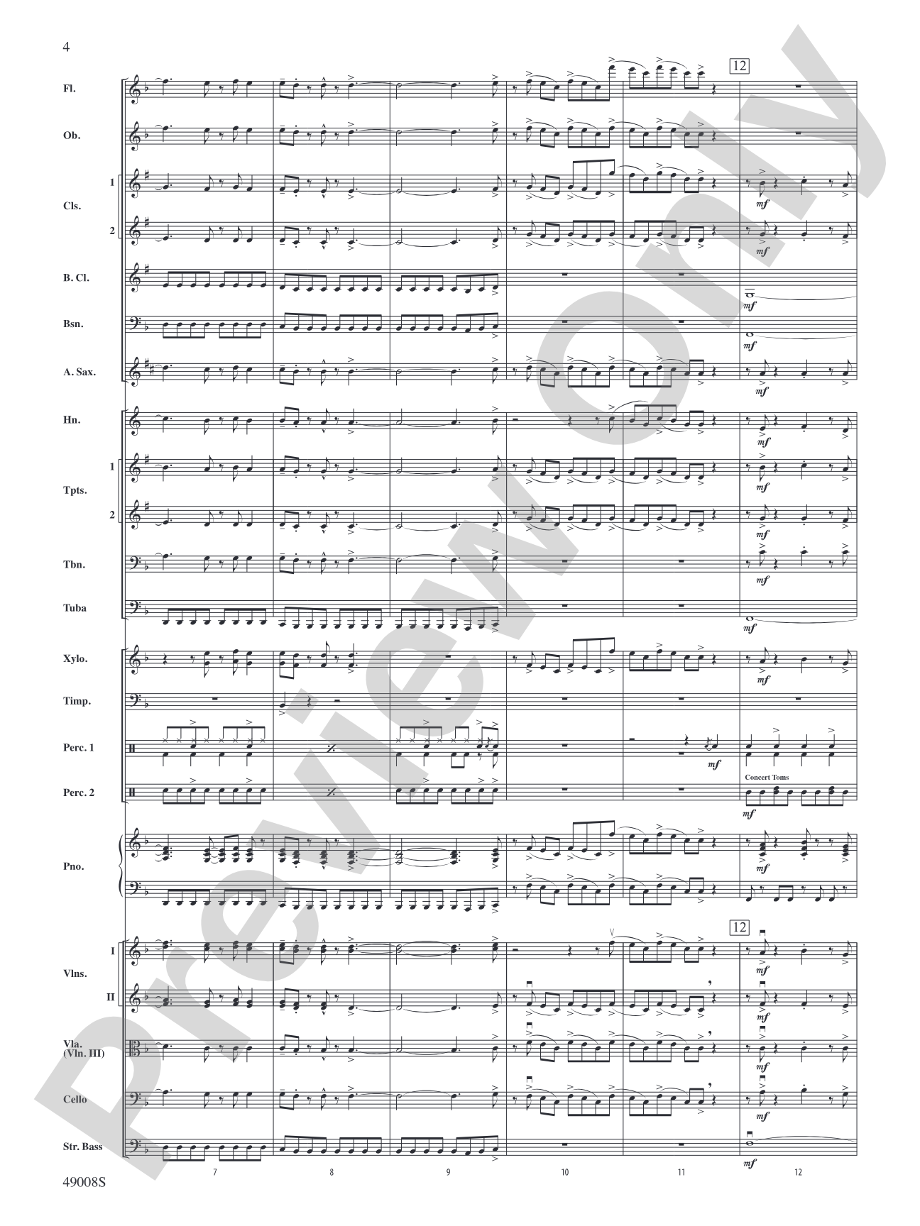 Van Halen Hits: Full Orchestra Conductor Score & Parts