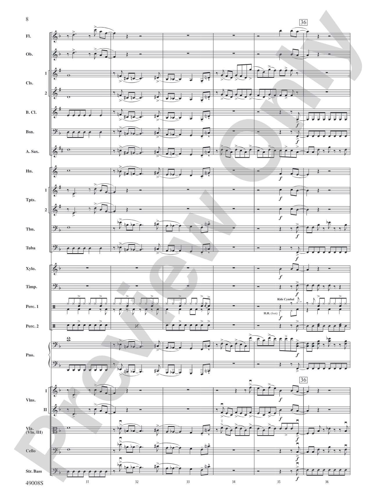 Van Halen Hits: Full Orchestra Conductor Score & Parts