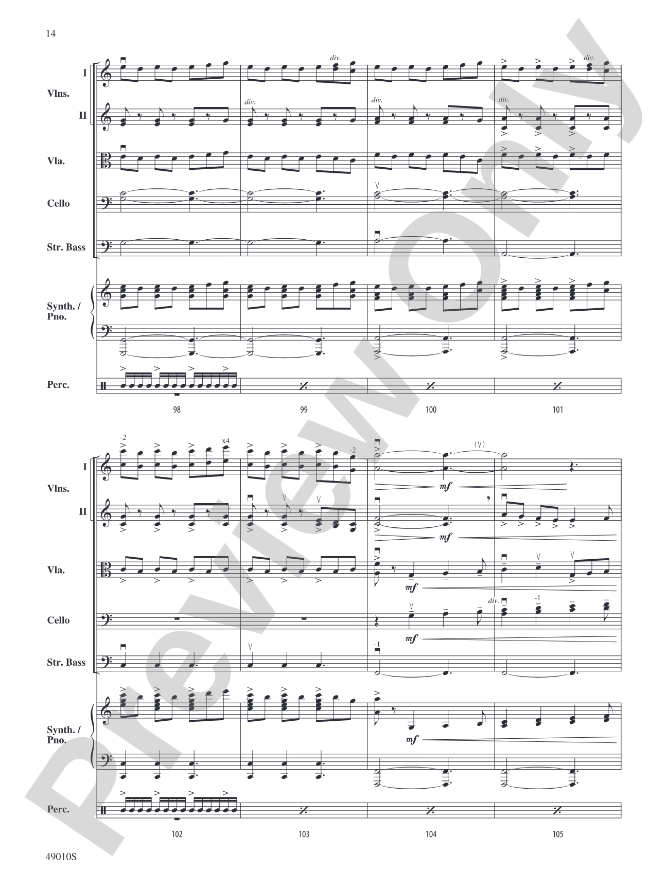 Themyscira: String Orchestra Conductor Score & Parts