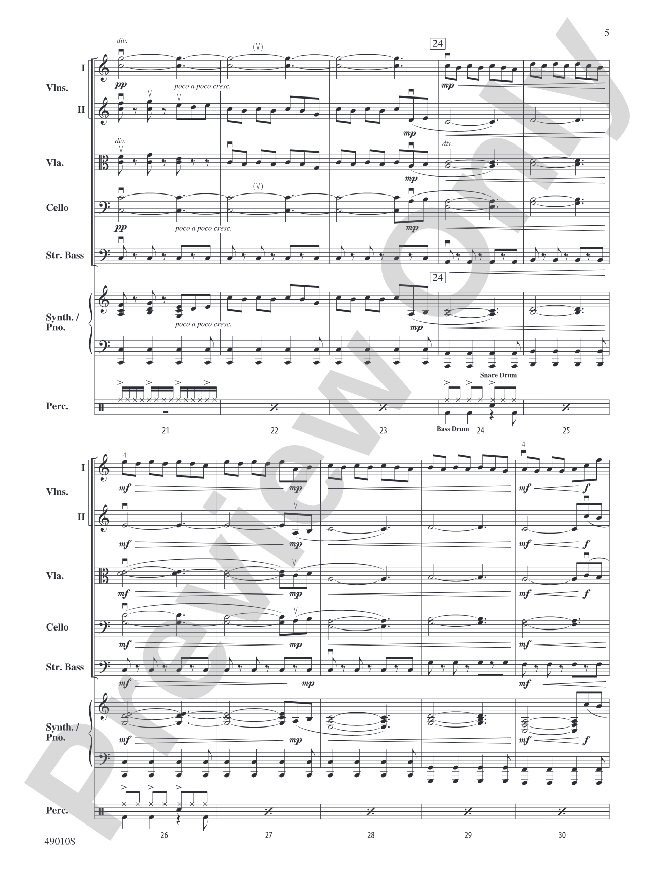 Themyscira: String Orchestra Conductor Score & Parts
