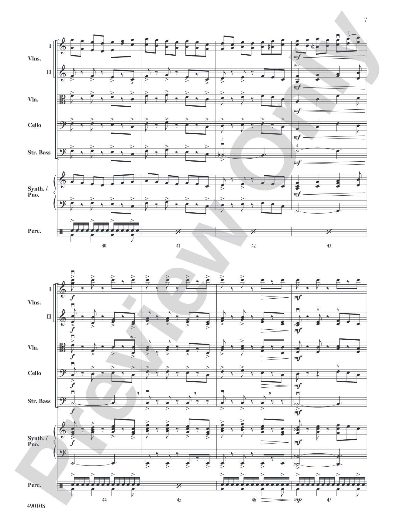 Themyscira: String Orchestra Conductor Score & Parts