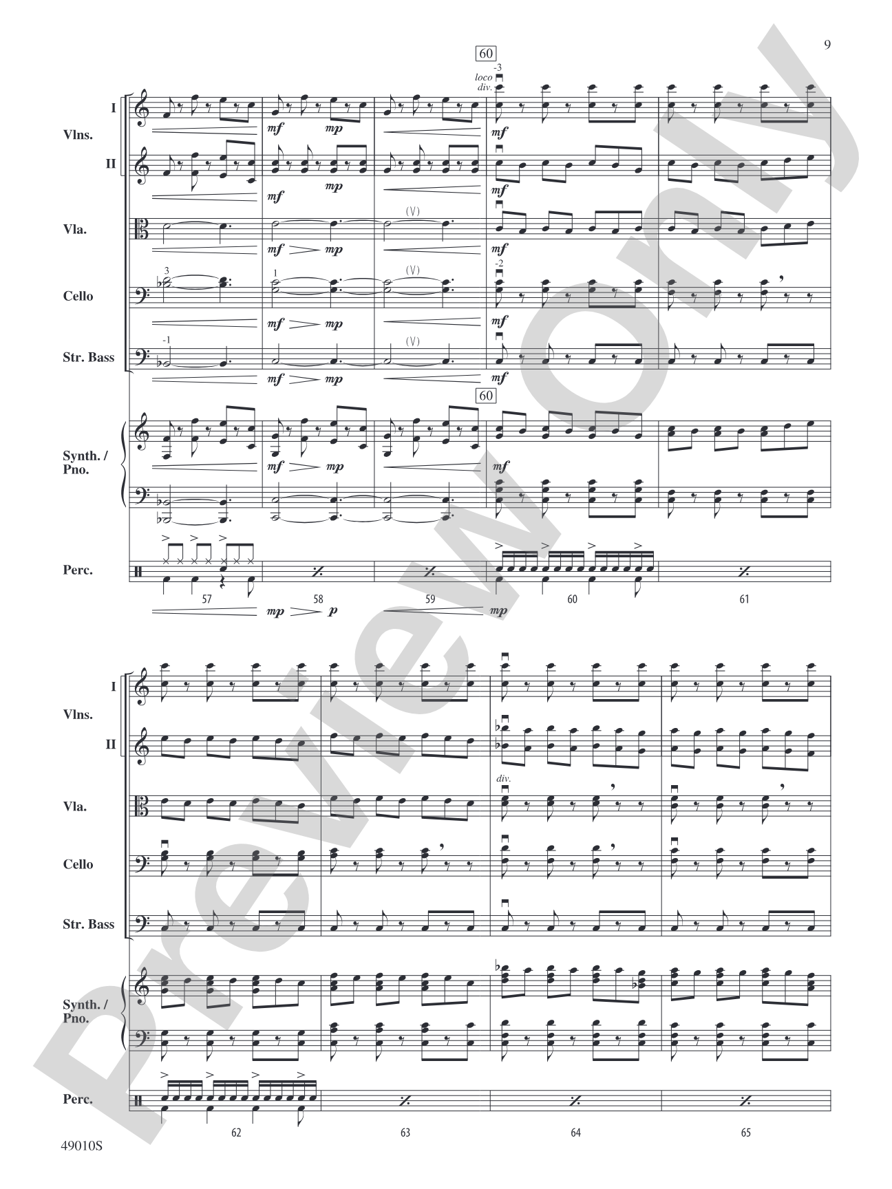 Themyscira: String Orchestra Conductor Score & Parts