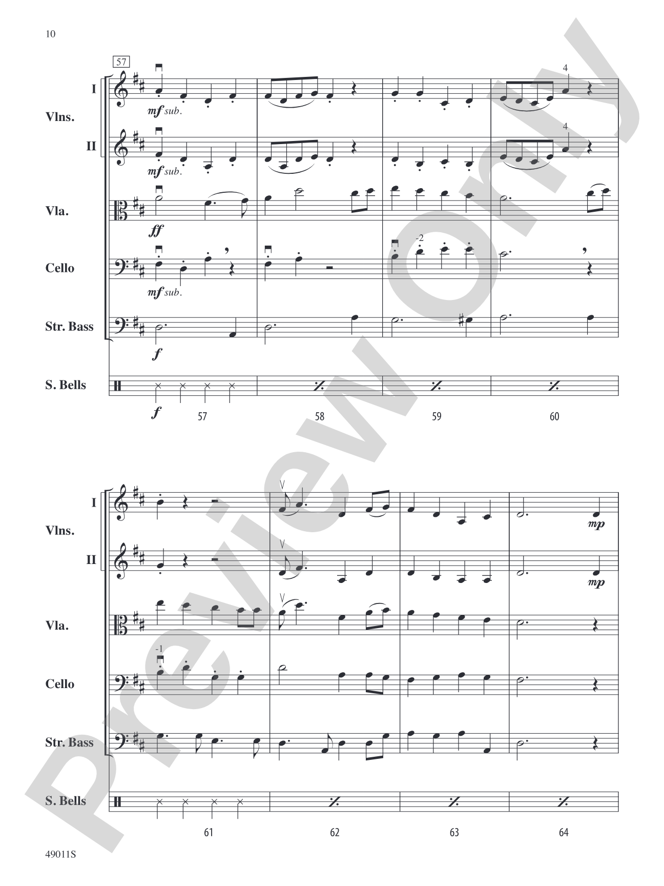 Holiday String-Along: String Orchestra Conductor Score & Parts