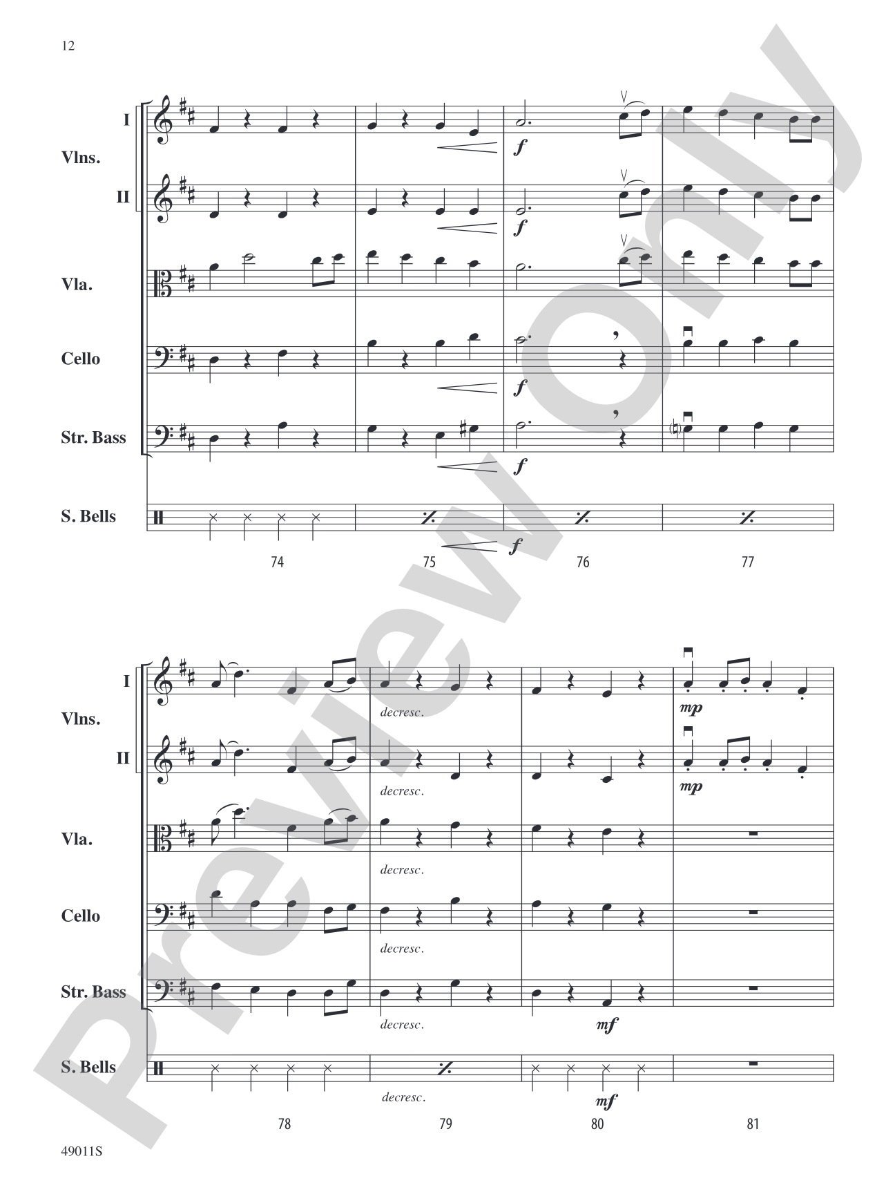 Holiday String-Along: String Orchestra Conductor Score & Parts