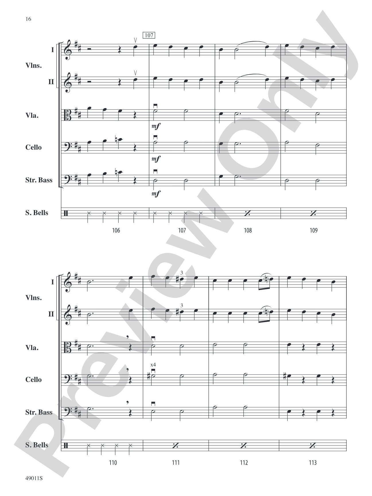 Holiday String-Along: String Orchestra Conductor Score & Parts