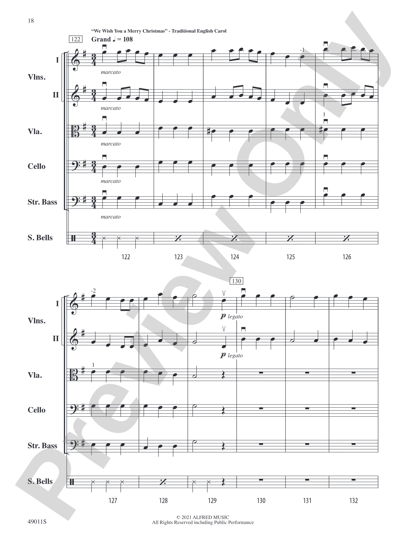 Holiday String-Along: String Orchestra Conductor Score & Parts
