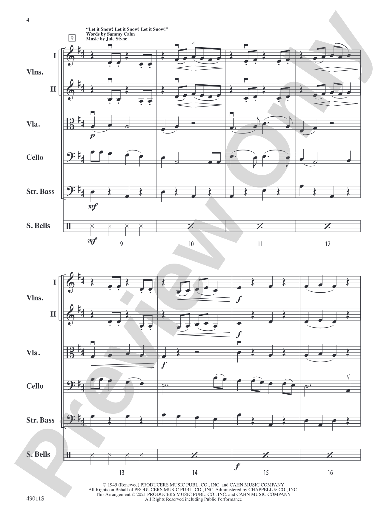 Holiday String-Along: String Orchestra Conductor Score & Parts