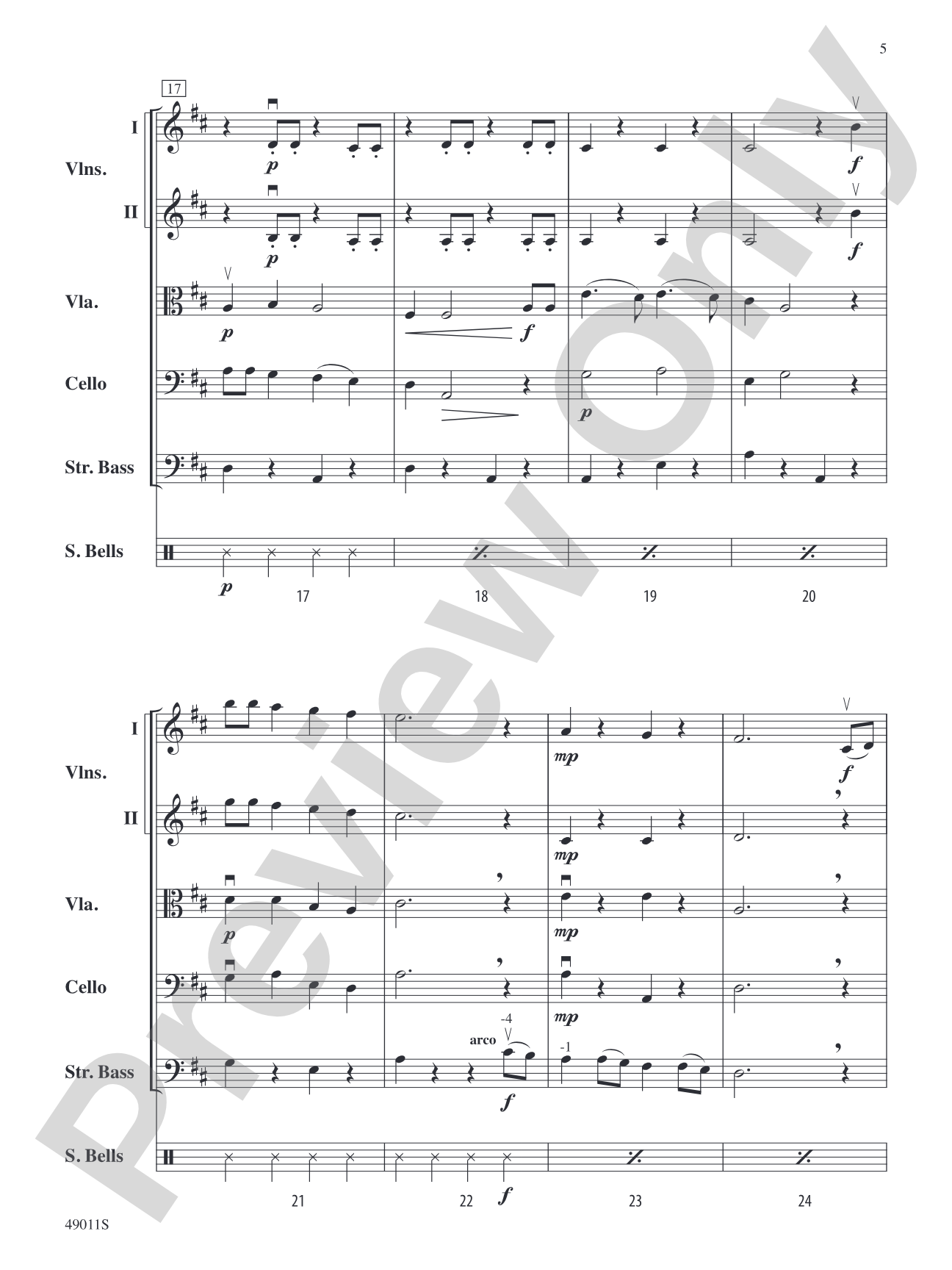 Holiday String-Along: String Orchestra Conductor Score & Parts
