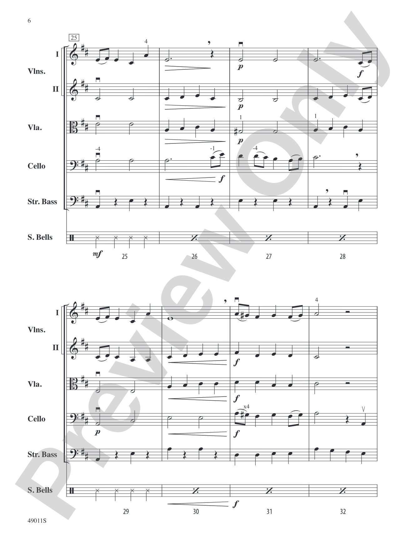 Holiday String-Along: String Orchestra Conductor Score & Parts