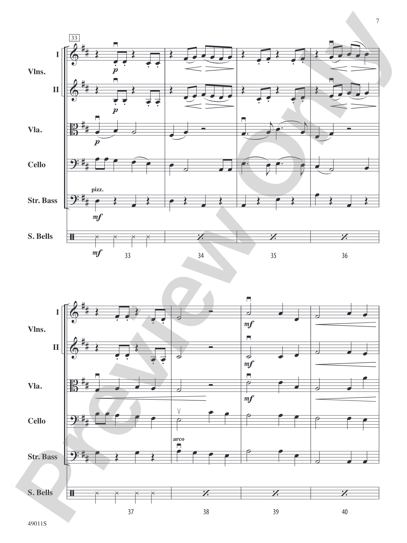 Holiday String-Along: String Orchestra Conductor Score & Parts