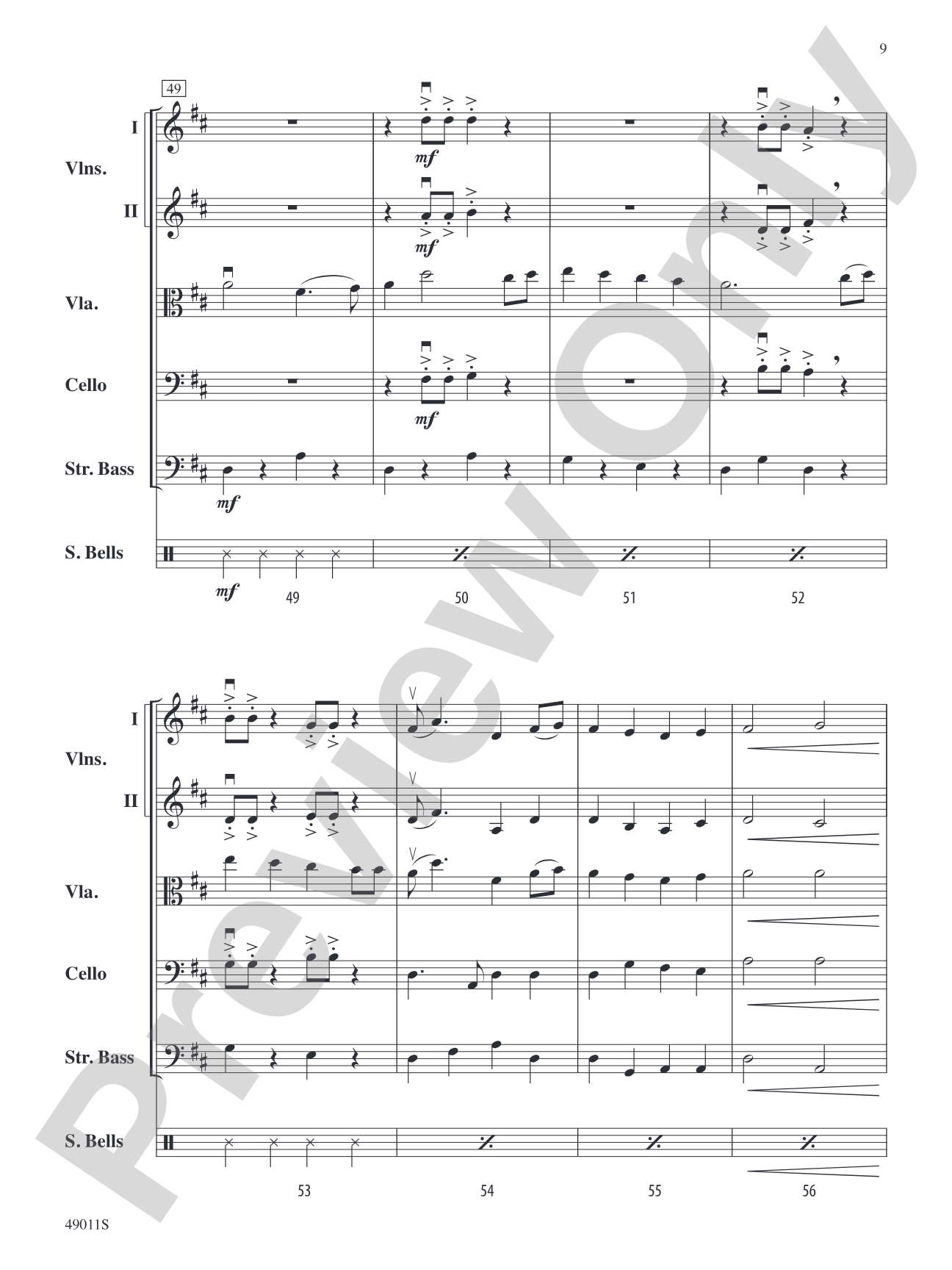 Holiday String-Along: String Orchestra Conductor Score & Parts