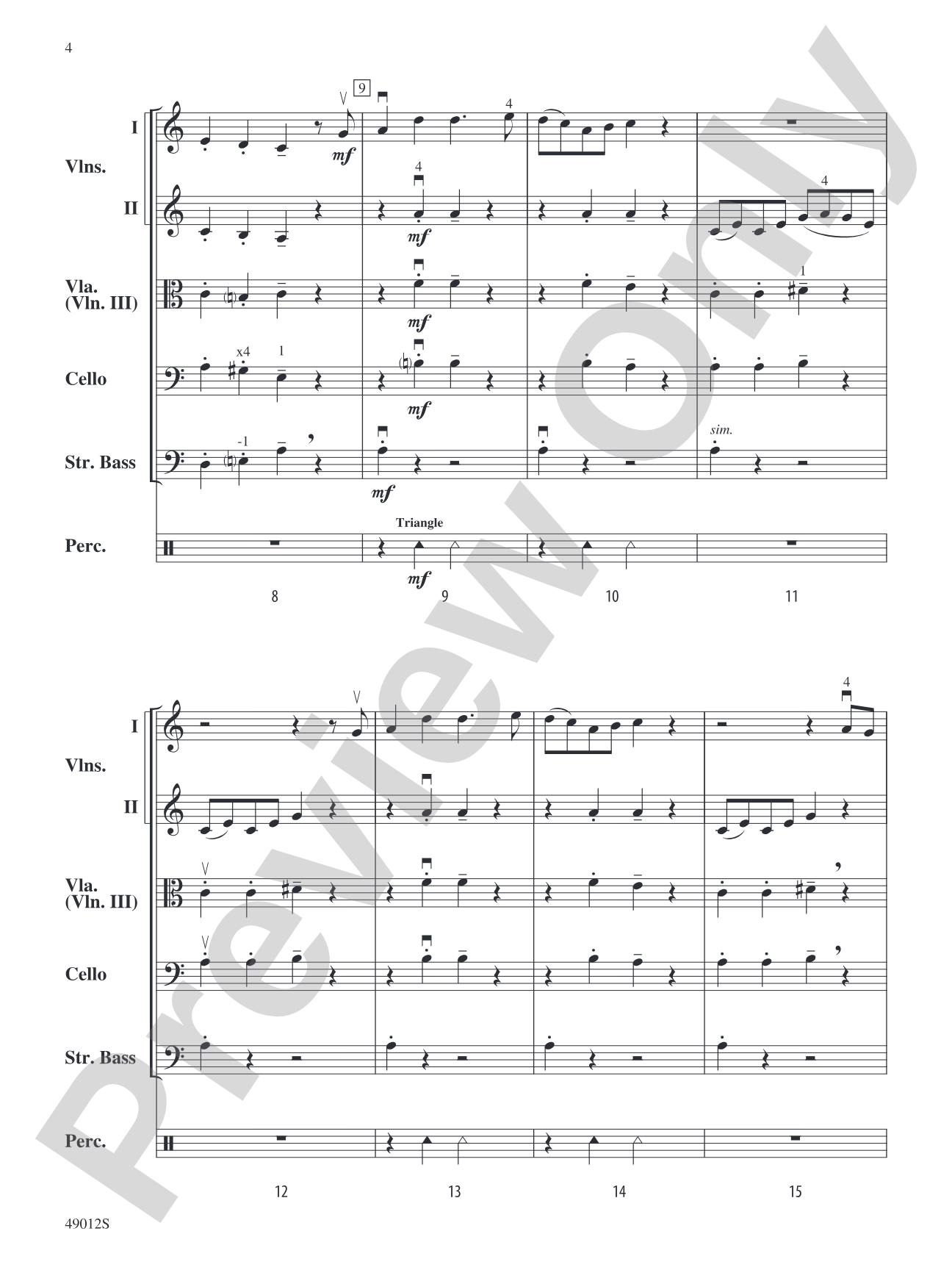 Spoon River: String Orchestra Conductor Score & Parts