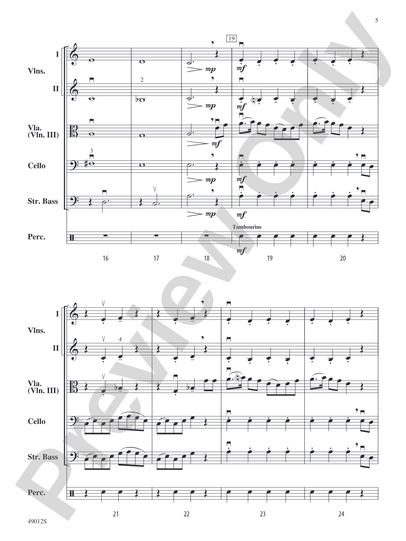 Spoon River: String Orchestra Conductor Score & Parts