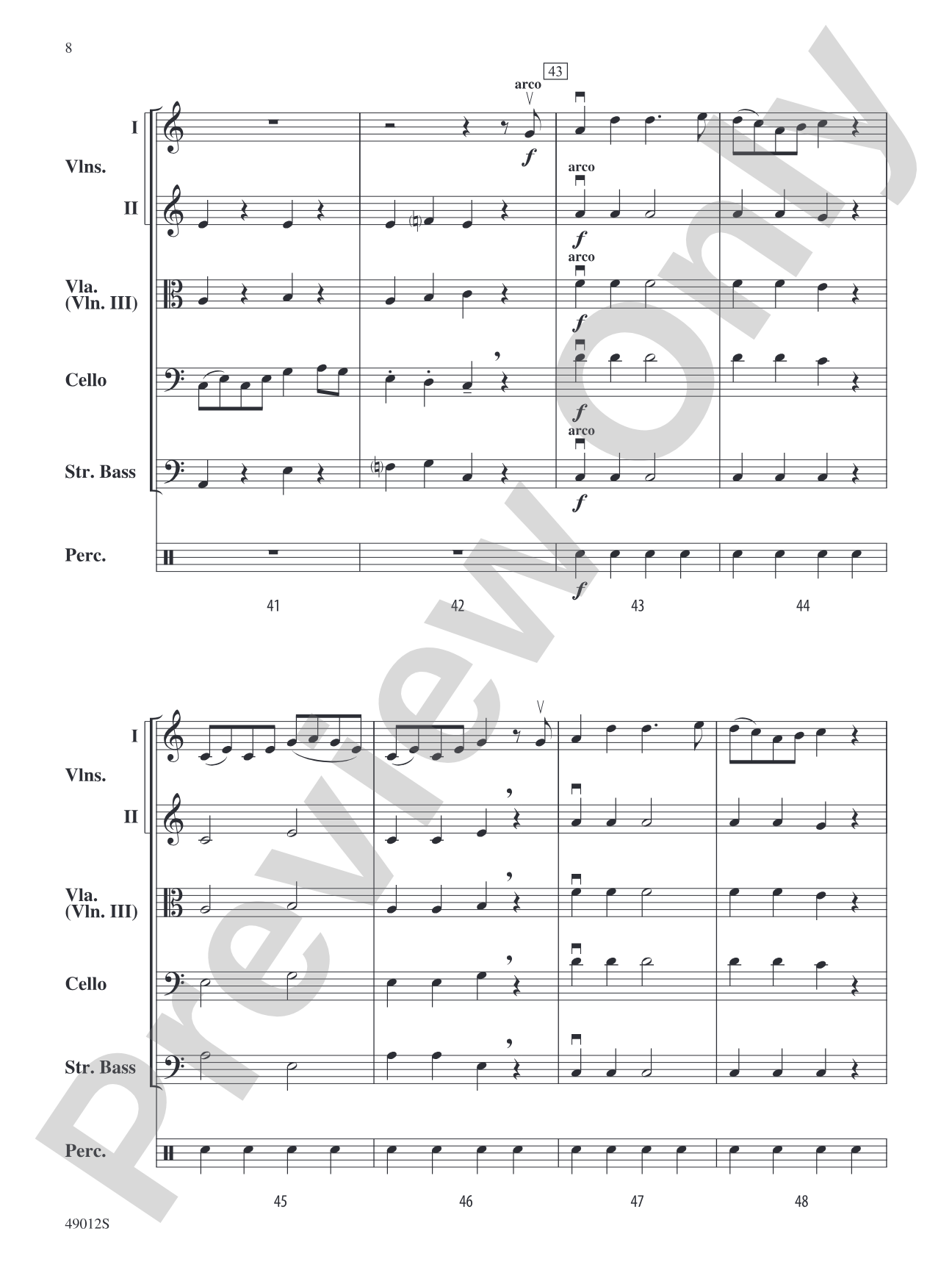Spoon River: String Orchestra Conductor Score & Parts