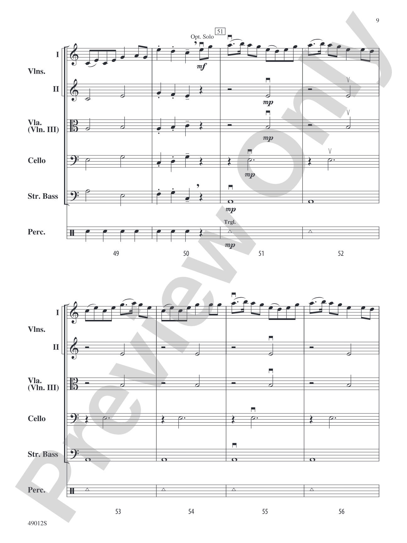 Spoon River: String Orchestra Conductor Score & Parts