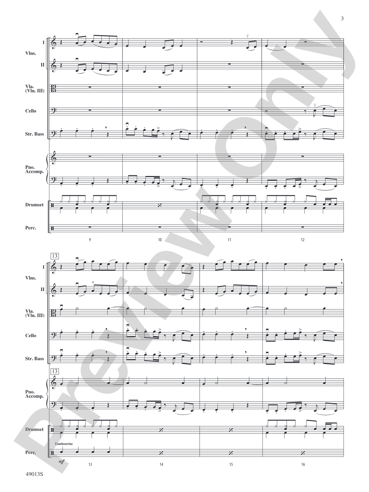 A Dua Lipa Duo: Flexible String Ensemble Conductor Score & Parts